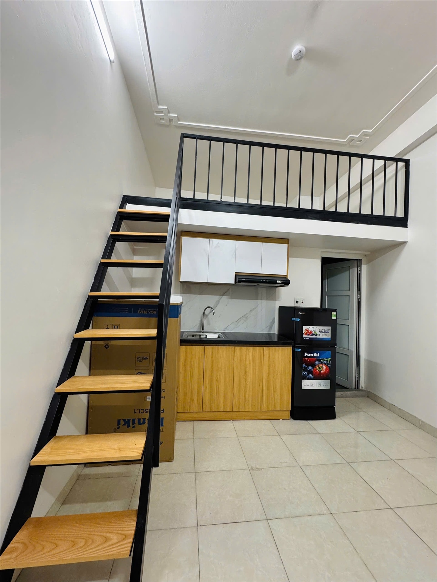 Phòng trọ Duplex 20m2 tại Friends Team 1 Khương Đình - Thanh Xuân - Phòng bếp