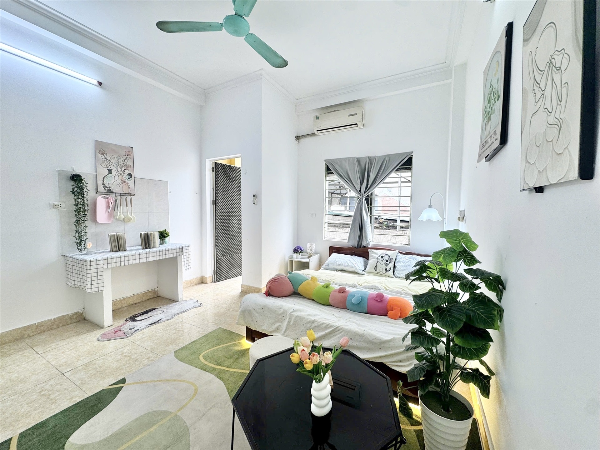 Phòng trọ Studio 25m2 tại Timehouse 2 Mỹ Đình - Nam Từ Liêm - Phòng ngủ