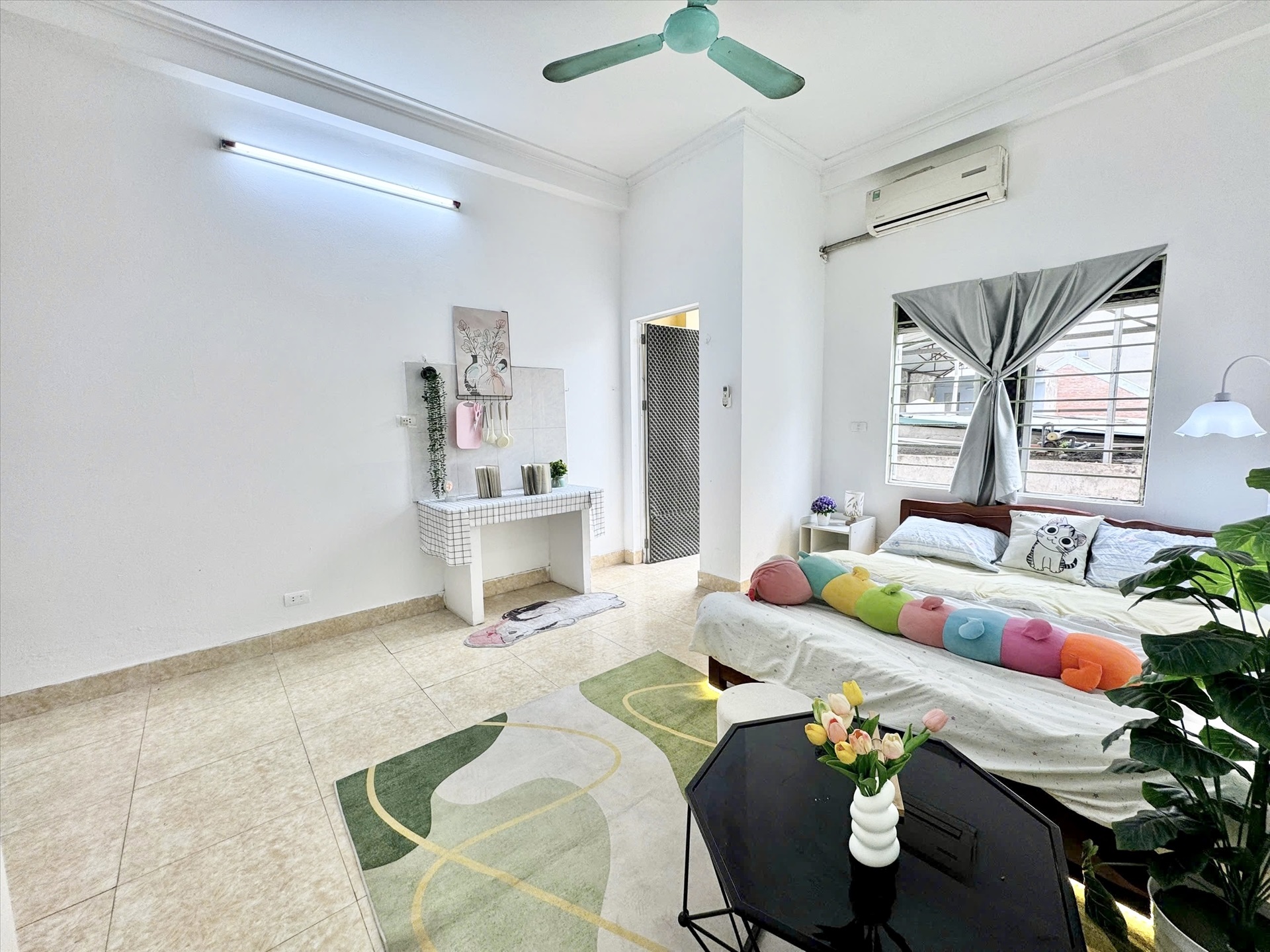 Phòng trọ Studio 25m2 tại Timehouse 2 Mỹ Đình - Nam Từ Liêm - Phòng ngủ