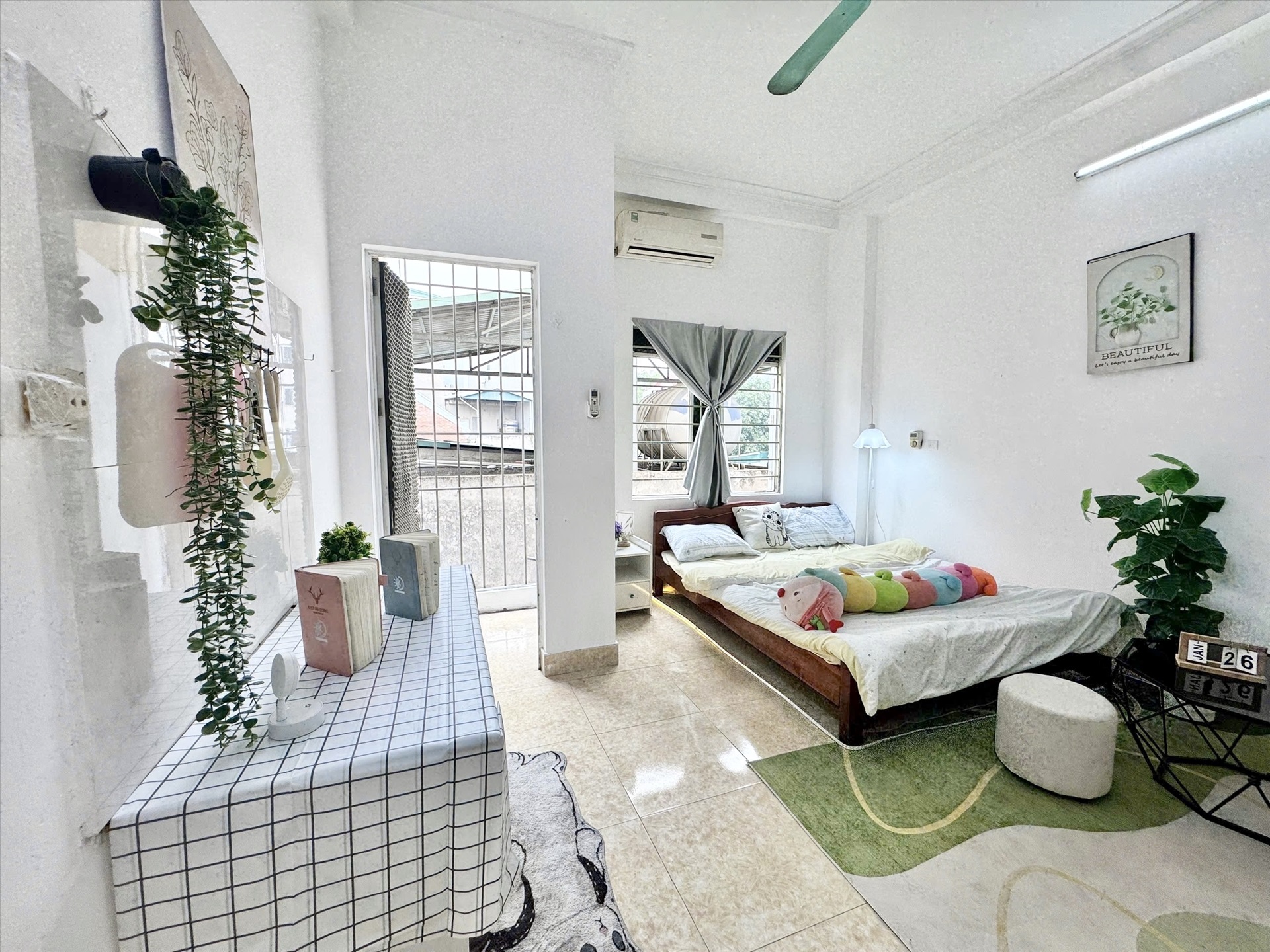 Phòng trọ Studio 25m2 tại Timehouse 2 Mỹ Đình - Nam Từ Liêm - Phòng ngủ