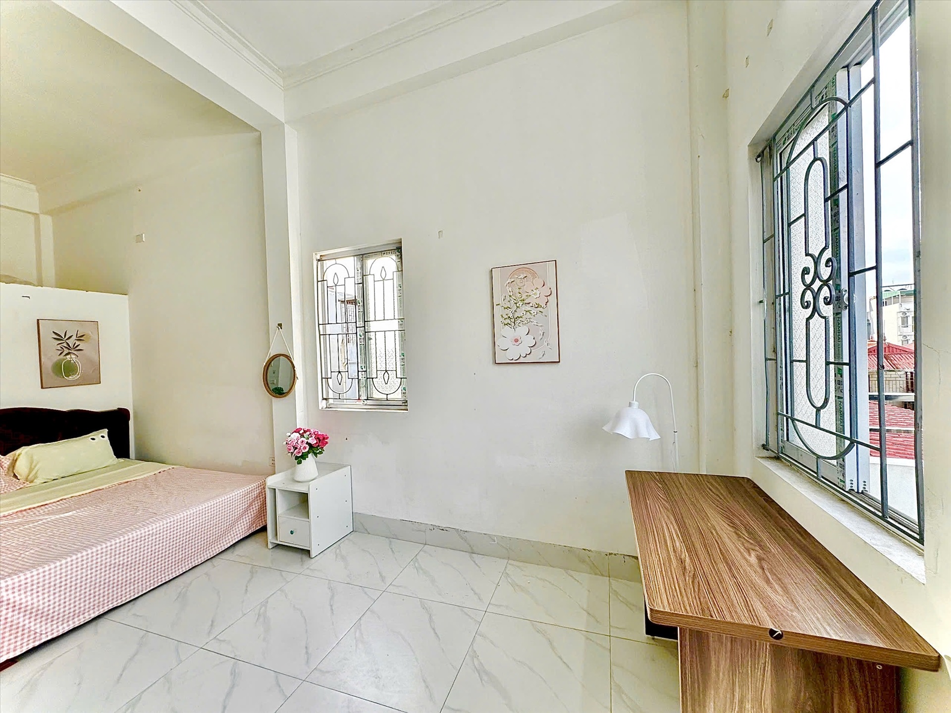 Phòng trọ Studio 30m2 tại Time House 8 Cổ Nhuế - Bắc Từ Liêm - Góc làm việc