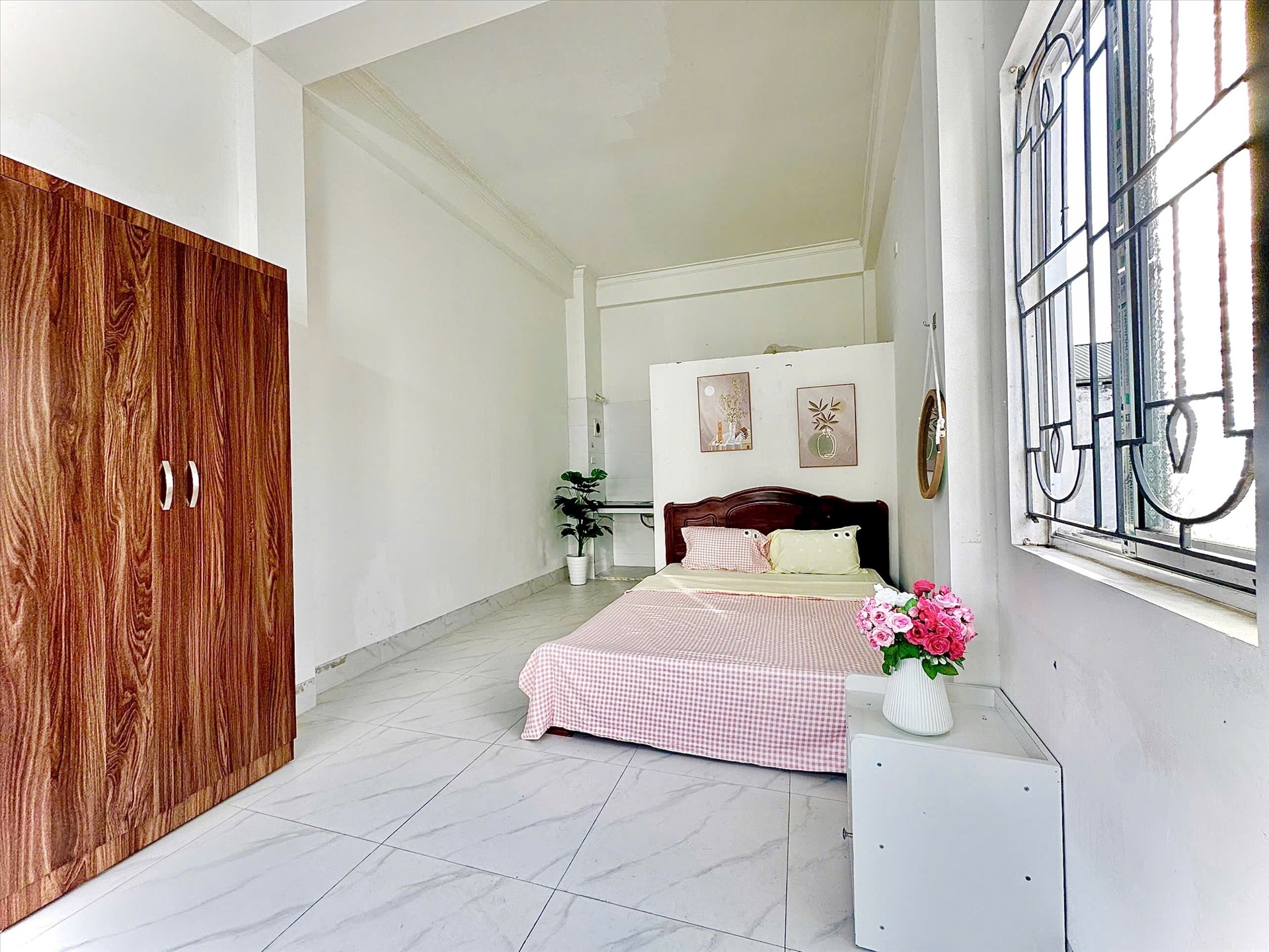 Phòng trọ Studio 30m2 tại Time House 8 Cổ Nhuế - Bắc Từ Liêm - Phòng ngủ