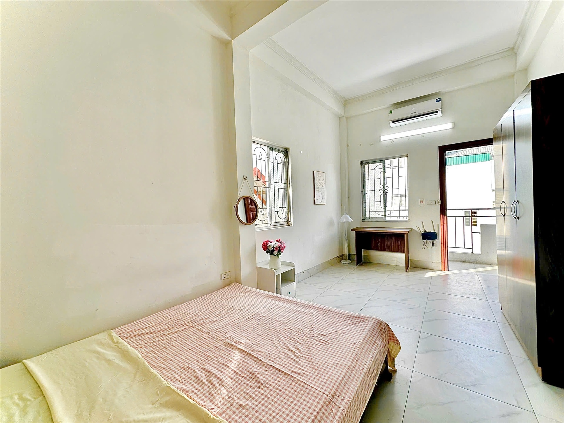 Phòng trọ Studio 30m2 tại Time House 8 Cổ Nhuế - Bắc Từ Liêm - Phòng ngủ