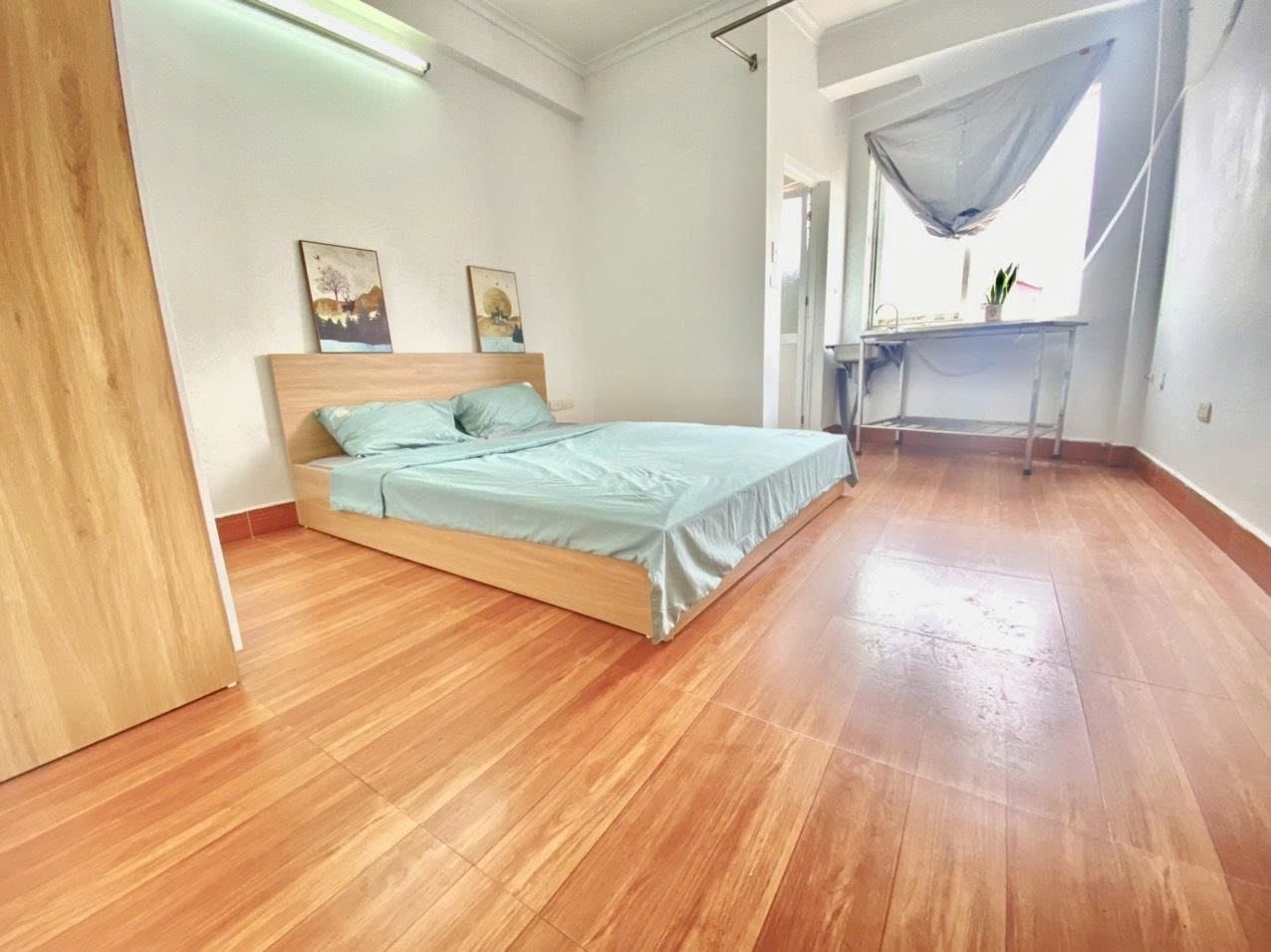 Phòng trọ Studio 25m2 tại Time House 2 Trần Cung - Bắc Từ Liêm - Phòng ngủ