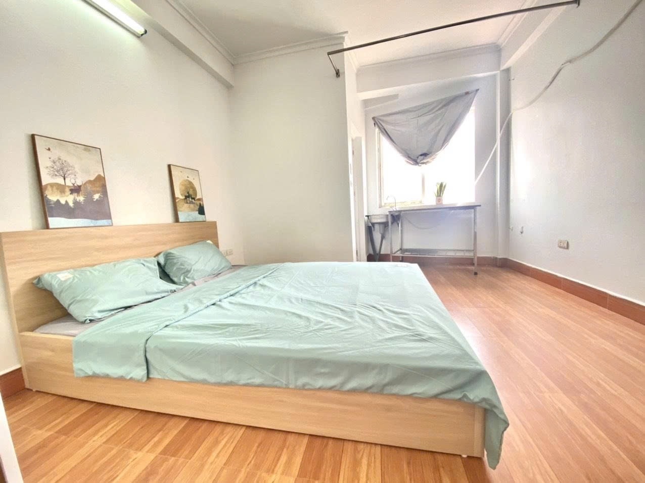 Phòng trọ Studio 25m2 tại Time House 2 Trần Cung - Bắc Từ Liêm - Phòng ngủ