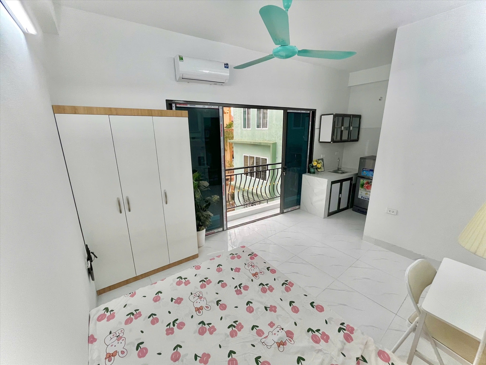 Phòng trọ Studio 25m2 tại Time House 1 Cổ Nhuế - Bắc Từ Liêm - Phòng ngủ