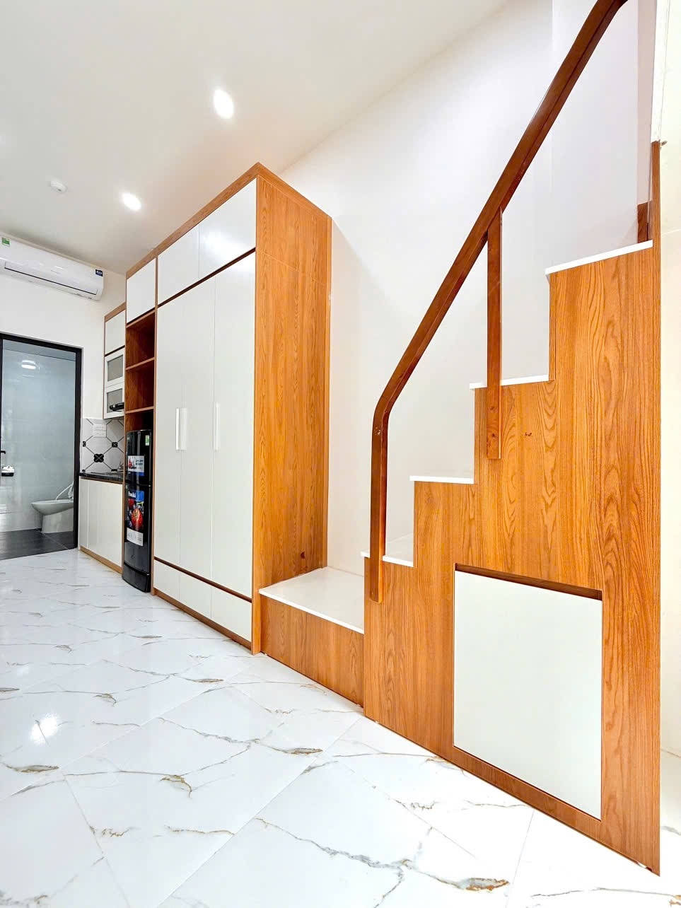 Phòng trọ Studio 30m2 tại 4PS Housing Giáp Bát - Hoàng Mai - Phòng khách