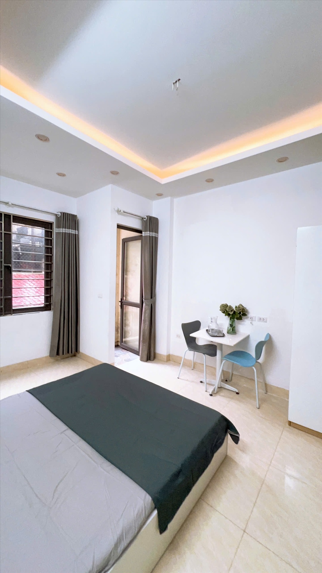 Phòng trọ Studio 28m2 tại QHOME Trần Duy Hưng - Cầu Giấy - Phòng ngủ