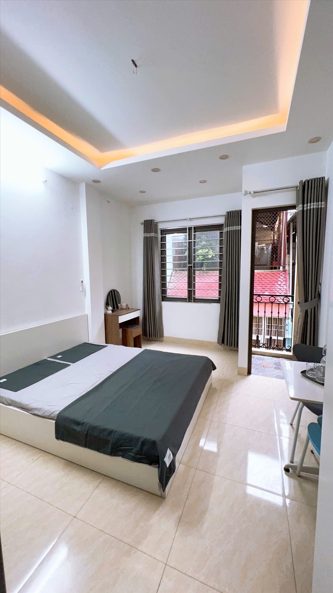 Phòng trọ Studio 28m2 tại QHOME Trần Duy Hưng - Cầu Giấy - Phòng ngủ