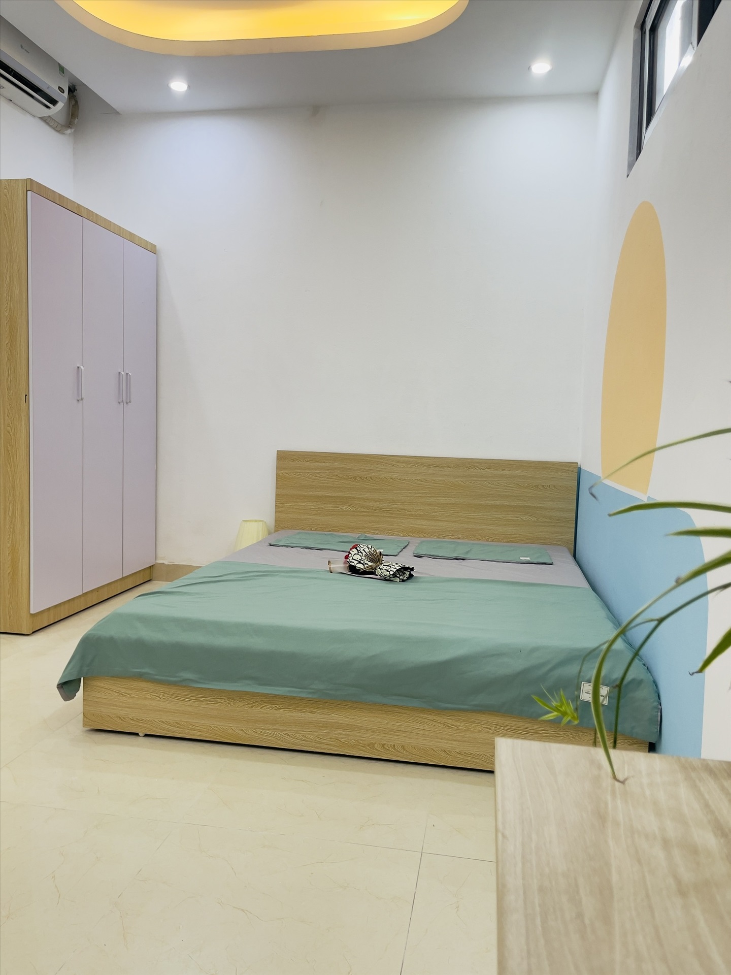 Phòng trọ Studio 38m2 tại Salahomes Nguyễn Ngọc Vũ - Cầu Giấy - Phòng ngủ