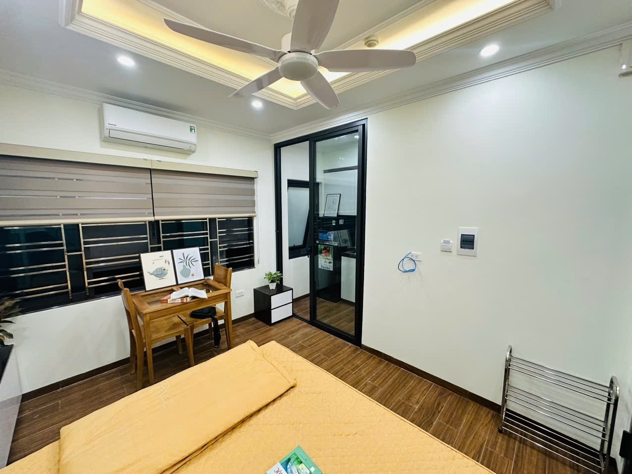Phòng trọ Studio 22m2 tại NV Home Mỹ Đình - Nam Từ Liêm - Phòng ngủ