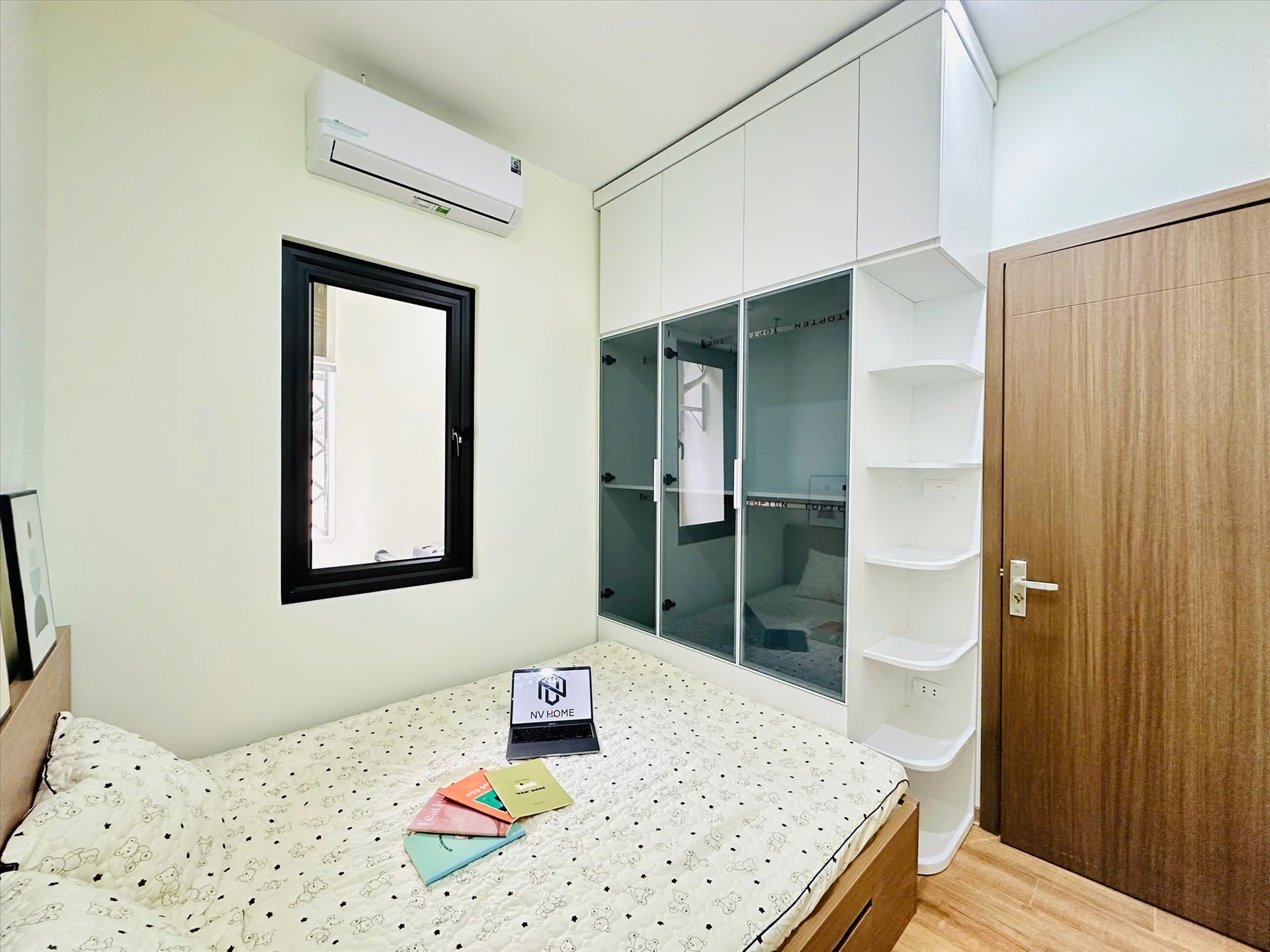 Phòng trọ 2 Phòng ngủ 45m2 tại NV Home 1 Hoàng Quốc Việt - Cầu Giấy - Phòng ngủ