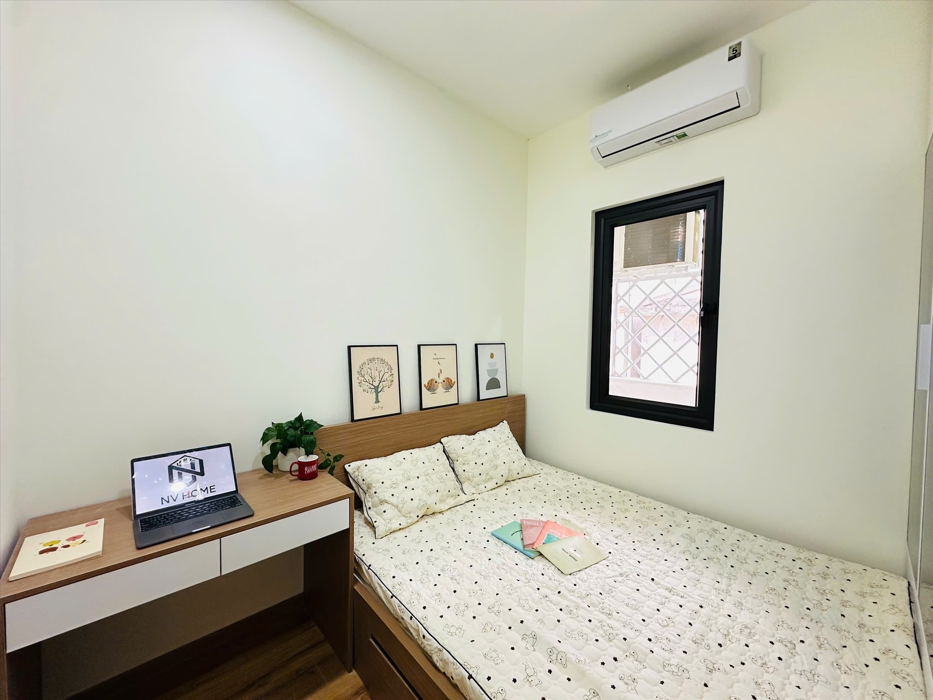 Phòng trọ 2 Phòng ngủ 45m2 tại NV Home 1 Hoàng Quốc Việt - Cầu Giấy - Phòng ngủ