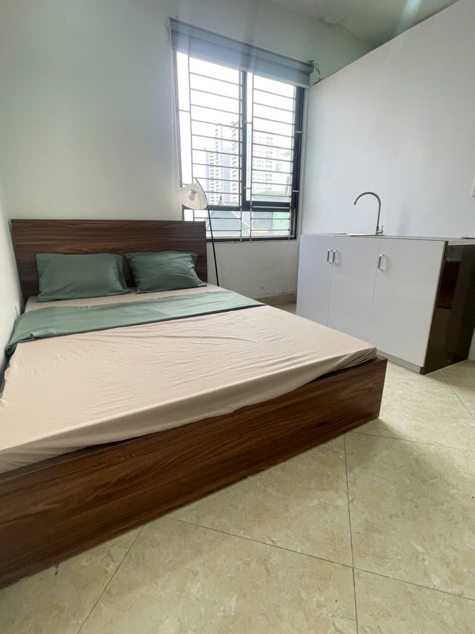 Phòng trọ Studio 20m2 tại CTC Home Trương Định - Hoàng Mai - Phòng ngủ