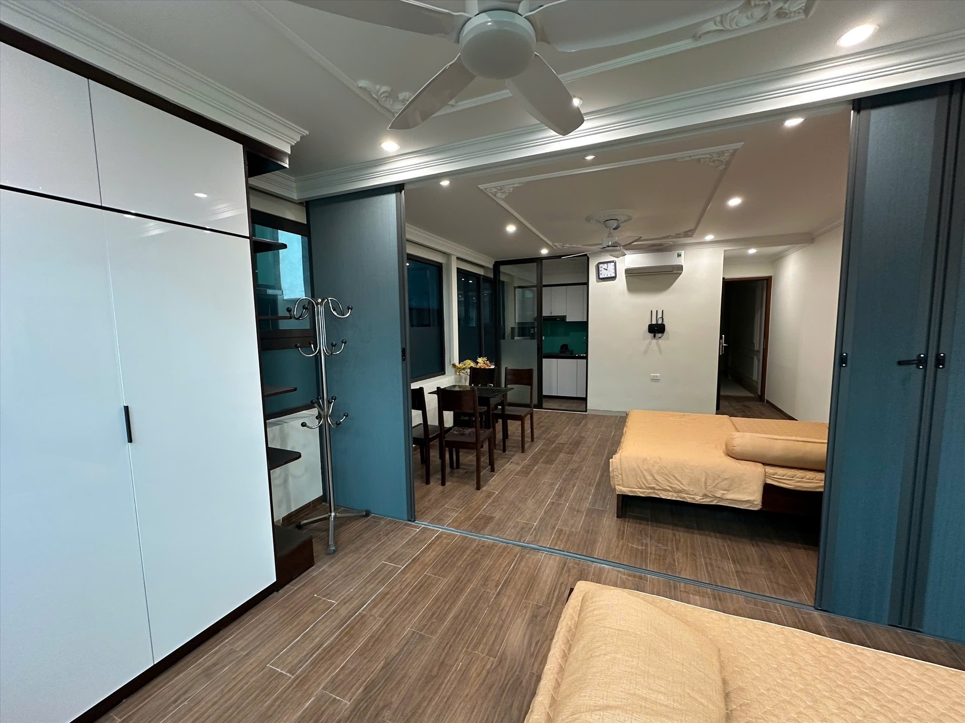 Phòng trọ Studio 45m2 tại NV Home Mỹ Đình - Nam Từ Liêm - Phòng ngủ