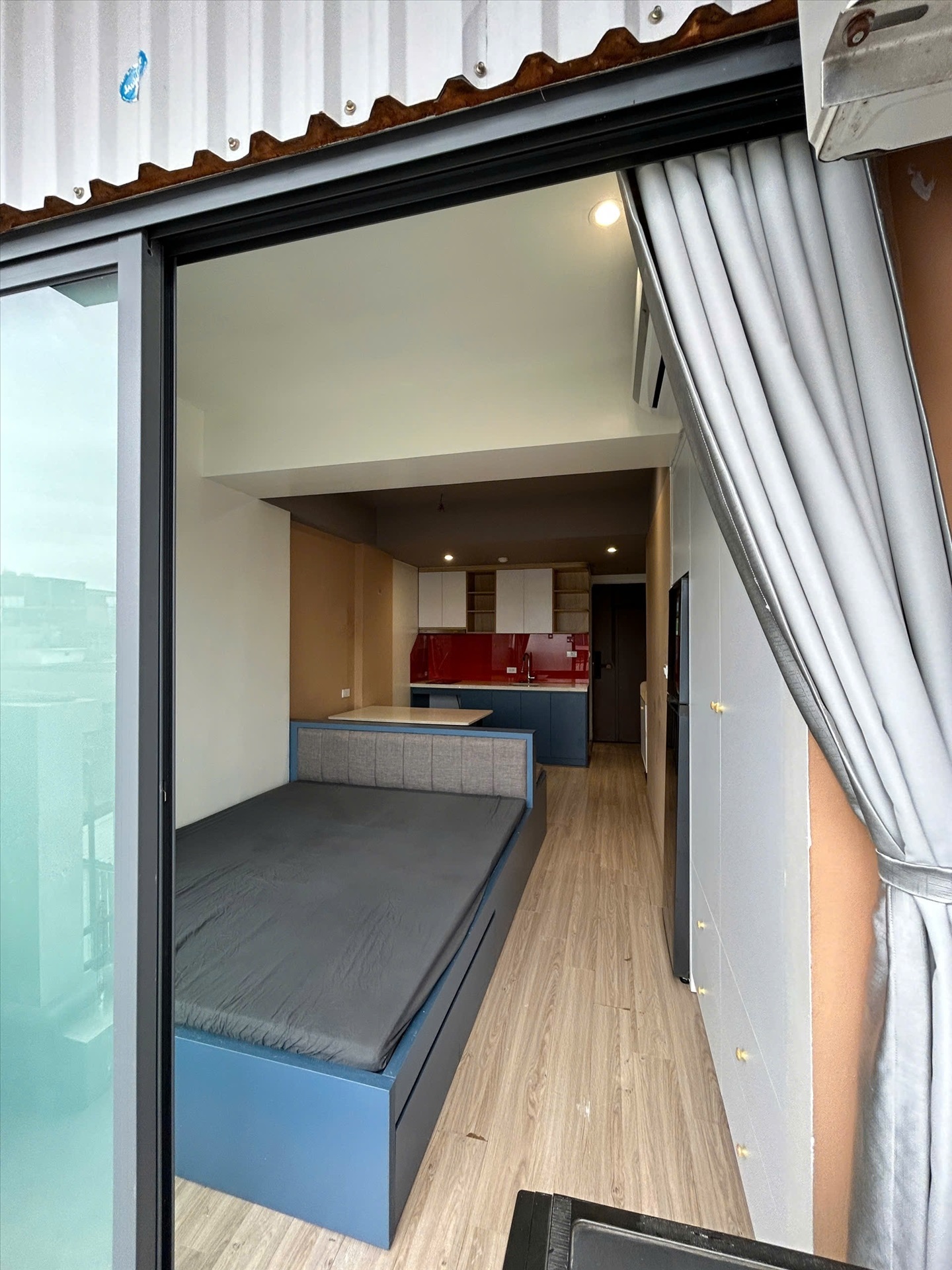 Phòng trọ Studio 25m2 tại CTC Home Tây Sơn - Đống Đa - Phòng ngủ