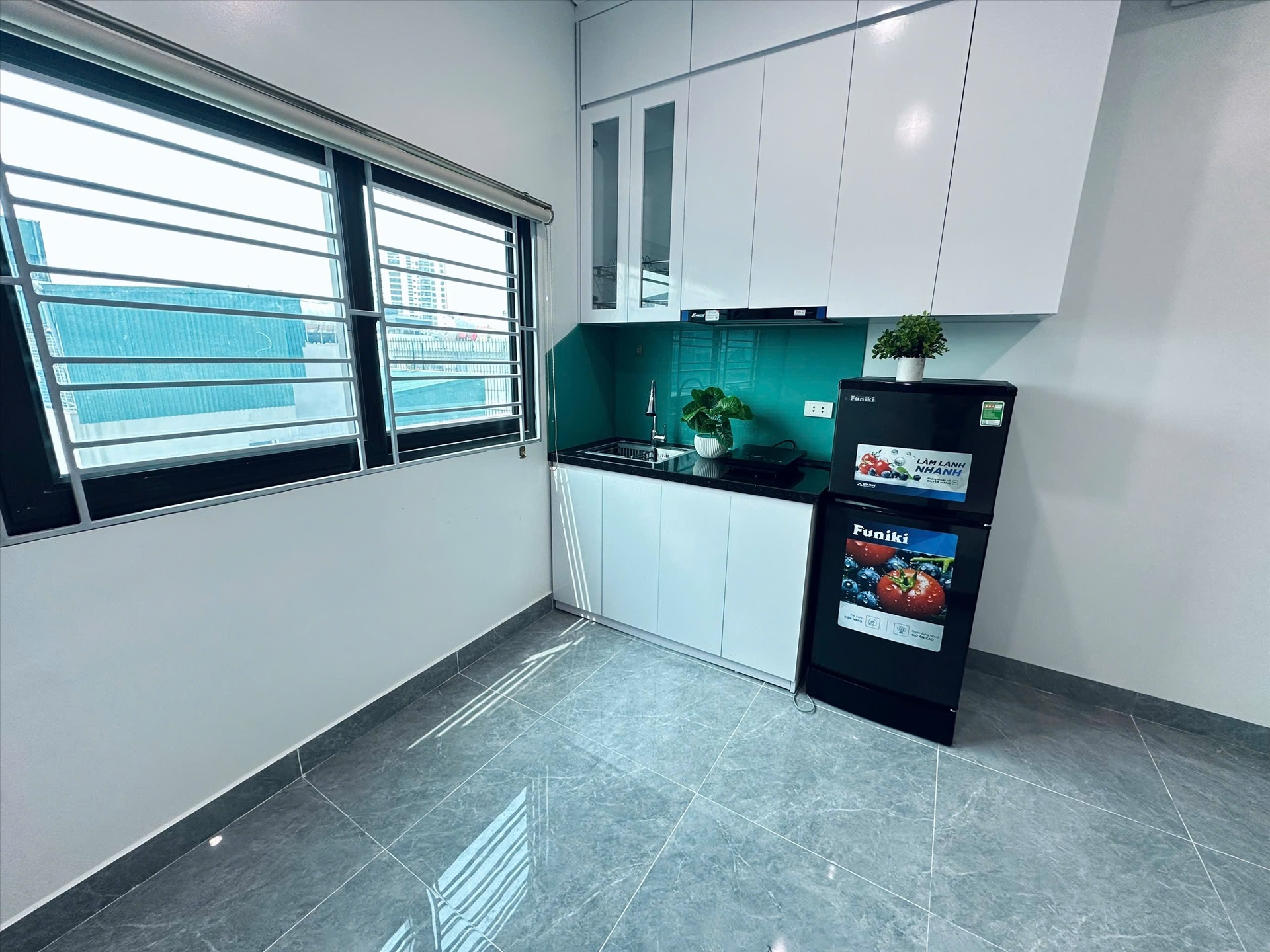 Phòng trọ Studio 25m2 tại CTC Home Phú Mỹ - Nam Từ Liêm - Phòng bếp