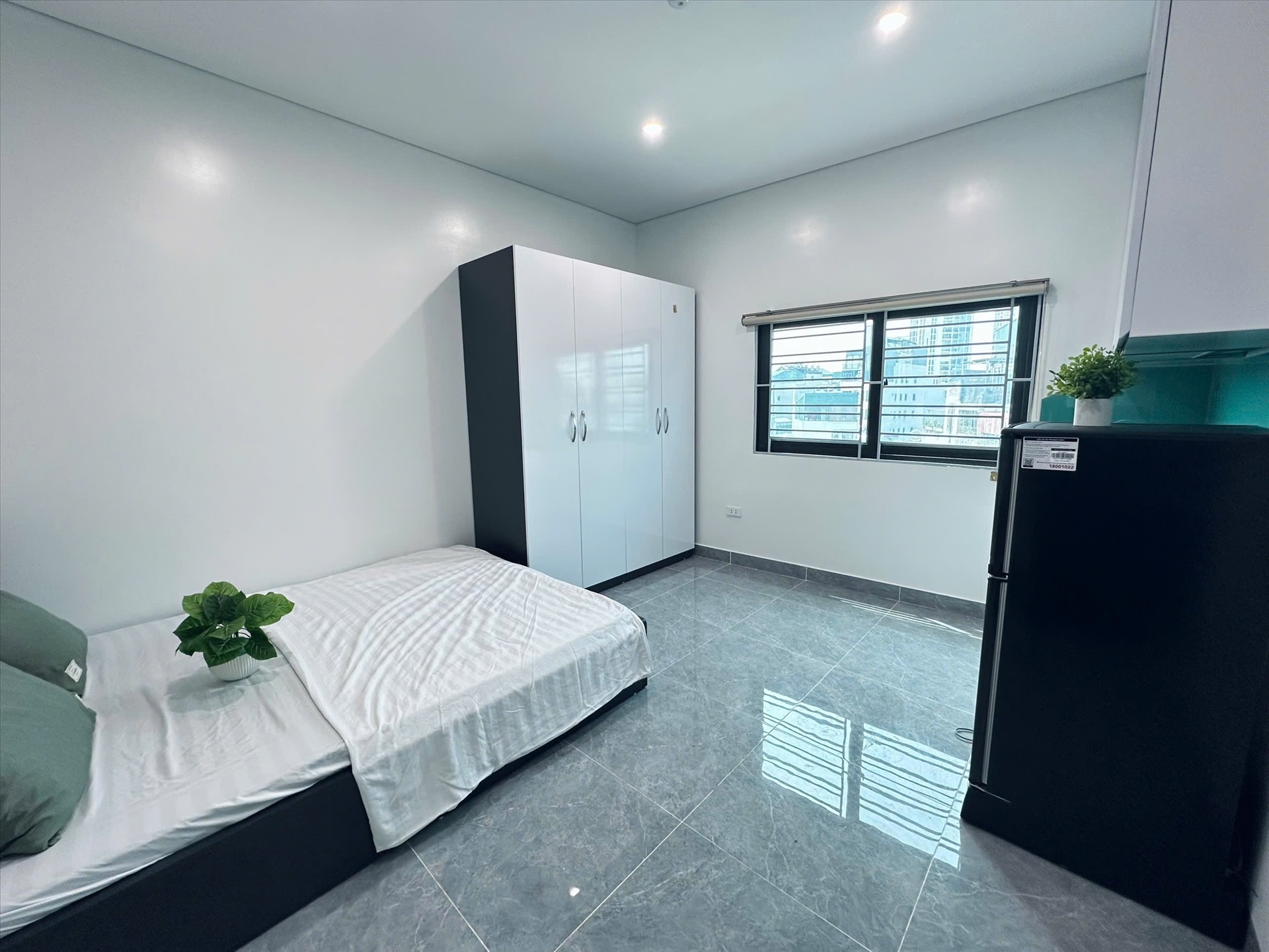 Phòng trọ Studio 25m2 tại CTC Home Phú Mỹ - Nam Từ Liêm - Phòng ngủ