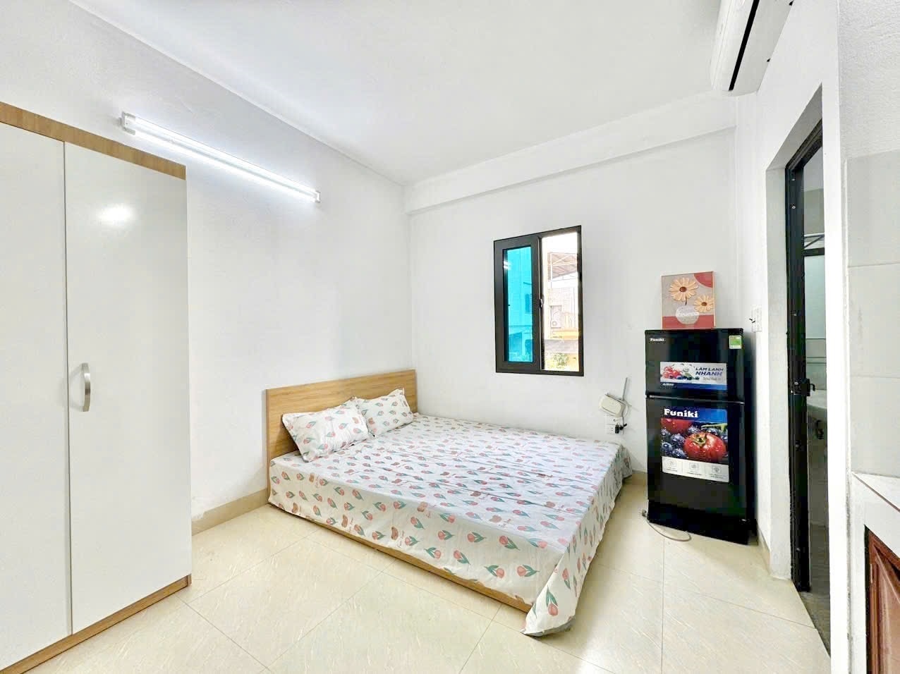 Phòng trọ Studio 27m2 tại Time House 11 Cổ Nhuế - Bắc Từ Liêm - Phòng ngủ
