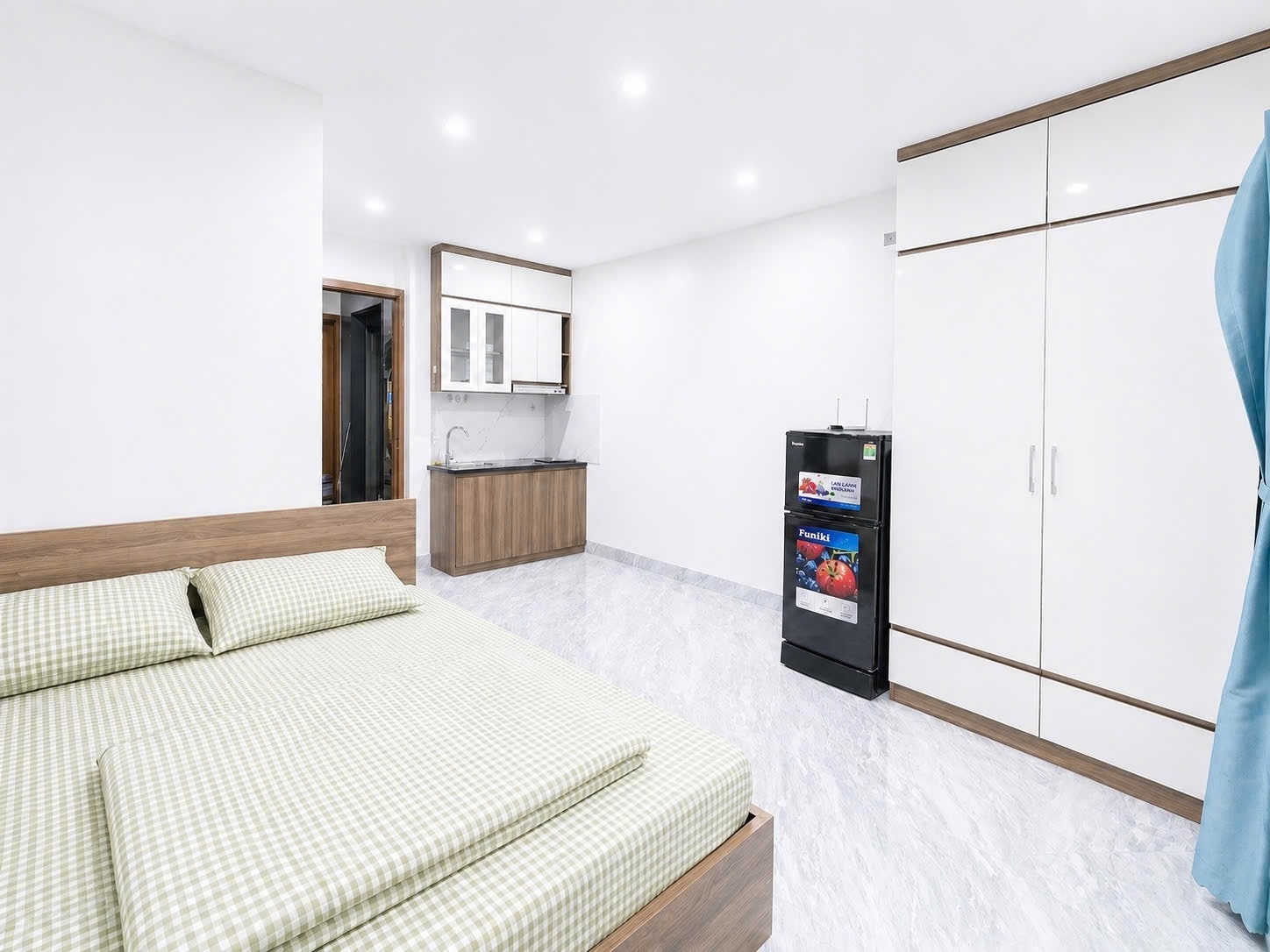 Phòng trọ Studio 30m2 tại Friends Team Mỹ Đình - Nam Từ Liêm - Phòng bếp