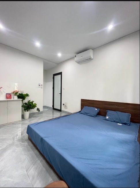 Phòng trọ Studio 35m2 tại Friends Team Kim Giang - Hoàng Mai - Phòng ngủ