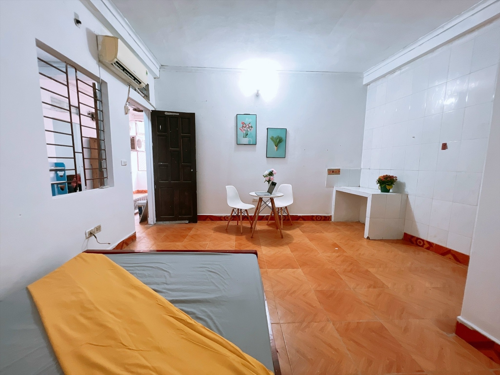 Phòng trọ Studio 25m2 tại HappyHomes Nguyễn Khánh Toàn - Cầu Giấy - Phòng ngủ
