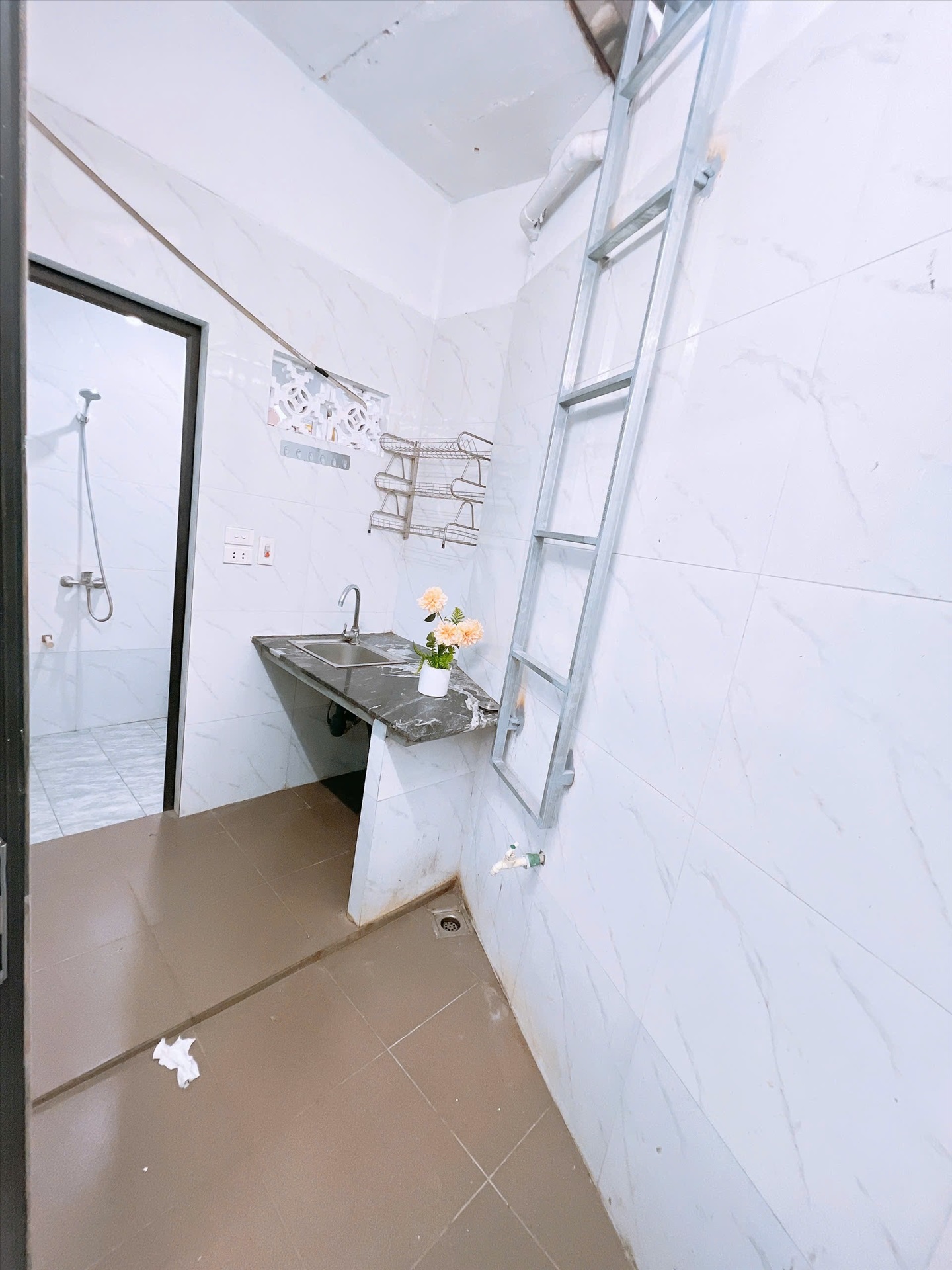 Phòng trọ 1 Phòng ngủ 28m2 tại Happyhomes Hồ Tùng Mậu - Cầu Giấy - Phòng bếp