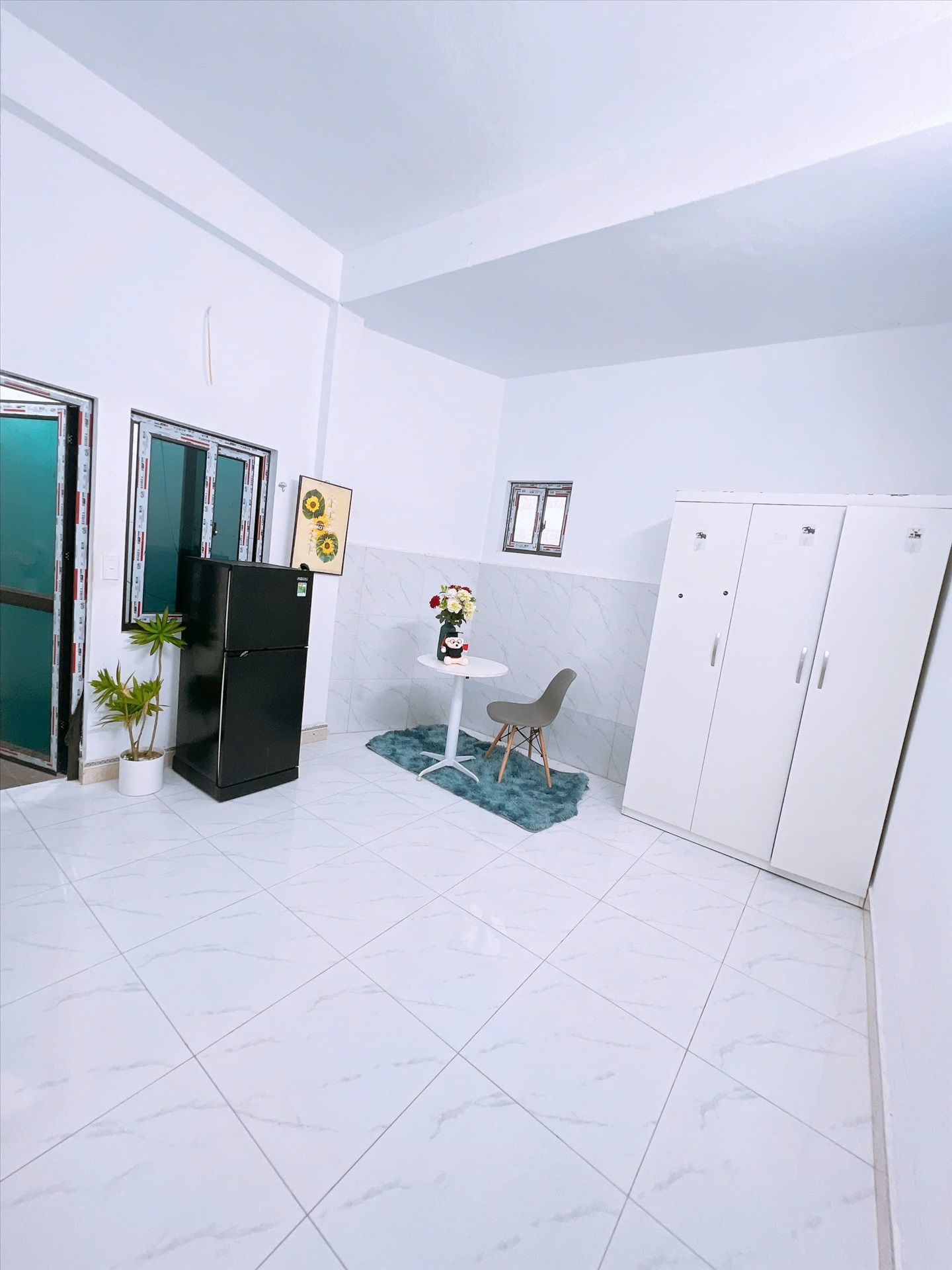 Phòng trọ 1 Phòng ngủ 28m2 tại Happyhomes Hồ Tùng Mậu - Cầu Giấy - Phòng khách