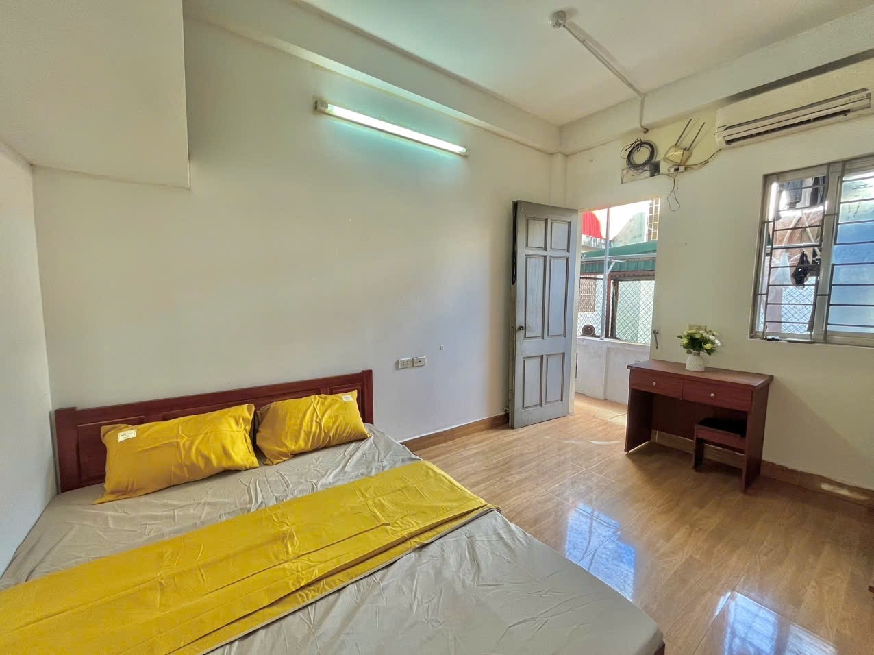 Phòng trọ Studio 25m2 tại Timehouse 5 Phú Mỹ - Nam Từ Liêm - Phòng ngủ