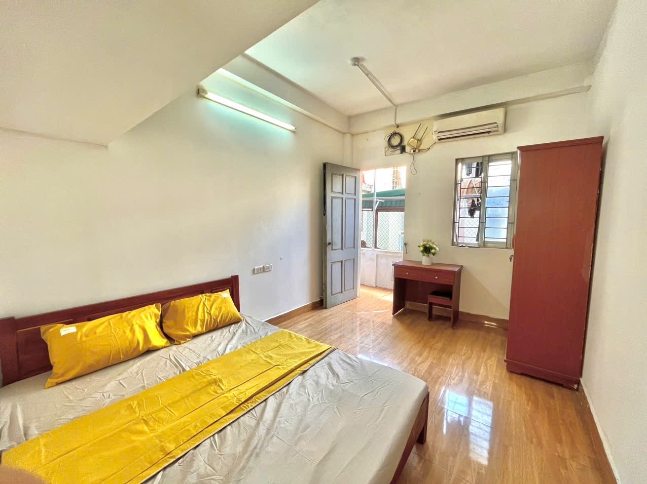 Phòng trọ Studio 25m2 tại Timehouse 5 Phú Mỹ - Nam Từ Liêm - Phòng ngủ