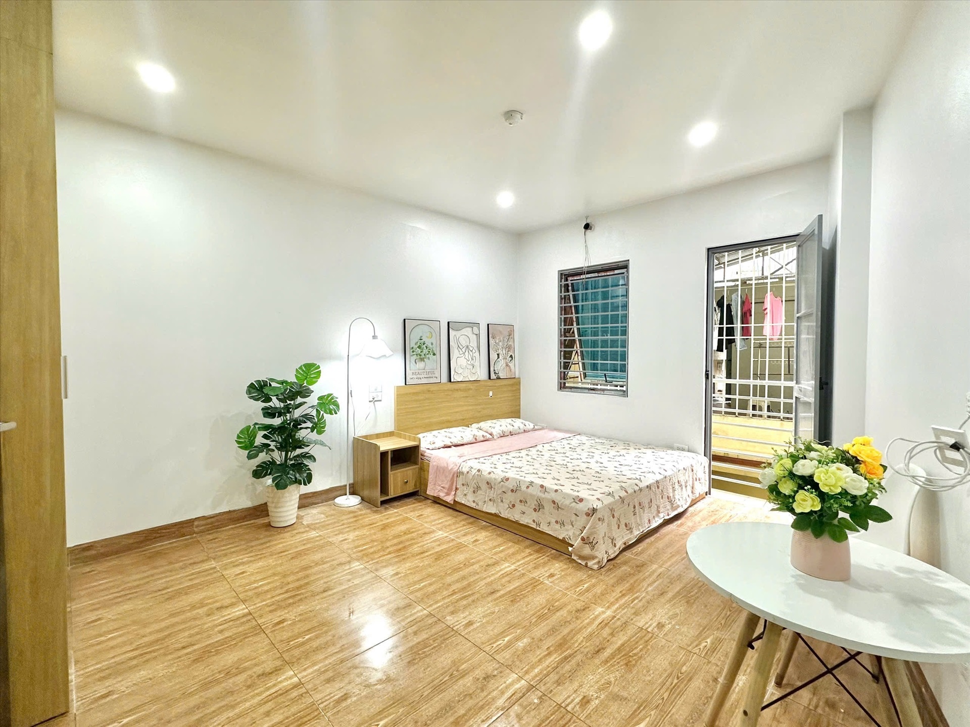 Phòng trọ Studio 25m2 tại Timehouse Thiên Hiền - Nam Từ Liêm - Phòng ngủ