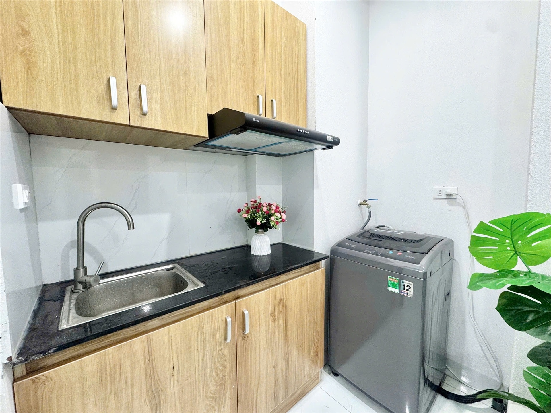 Phòng trọ Studio 25m2 tại Time House 10 Cổ Nhuế - Bắc Từ Liêm - Phòng bếp