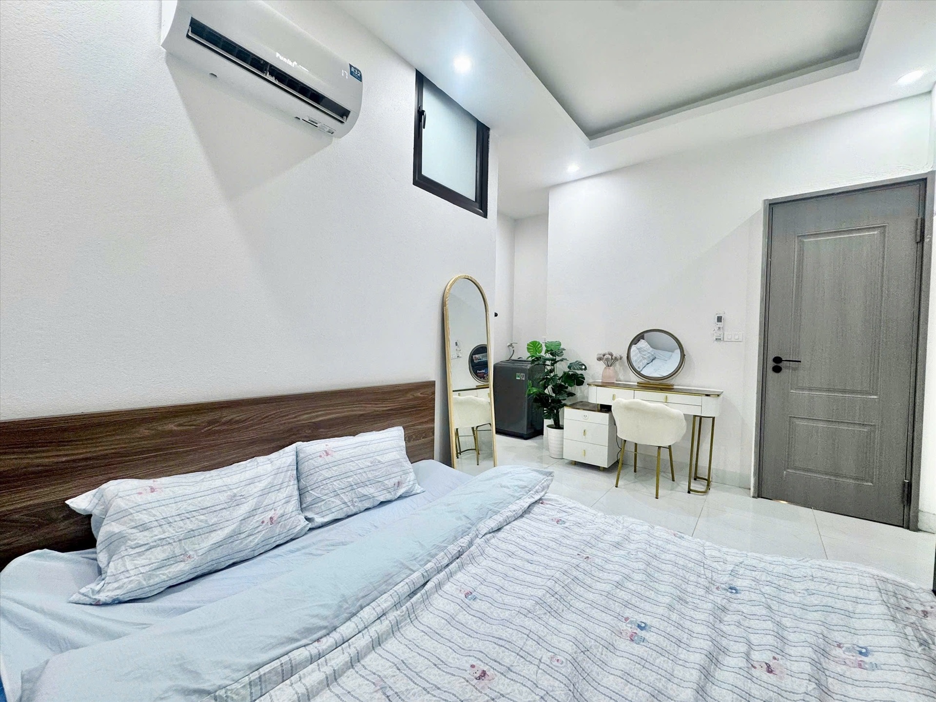 Phòng trọ Studio 25m2 tại Time House 10 Cổ Nhuế - Bắc Từ Liêm - Phòng ngủ