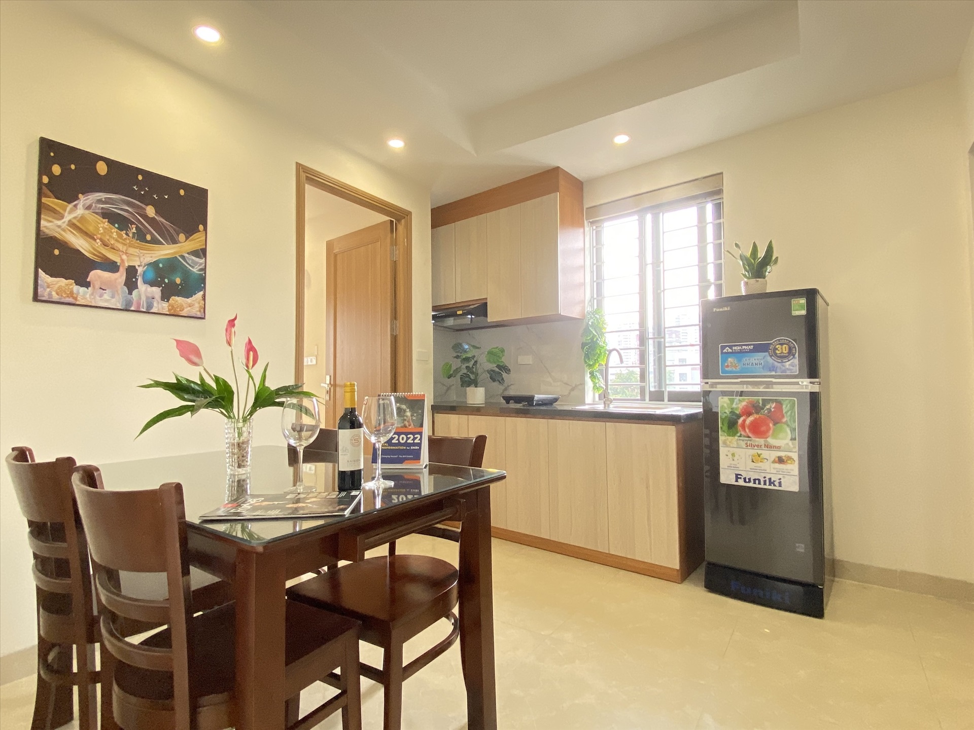 Phòng trọ 1 Phòng ngủ 40m2 tại Suha Home Quan Nhân - Thanh Xuân - Phòng bếp