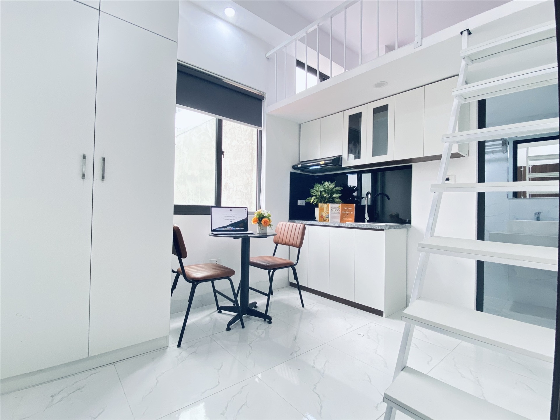 Phòng trọ Studio 20m2 tại Suha Home 1 Đống Tác - Đống Đa - Phòng bếp