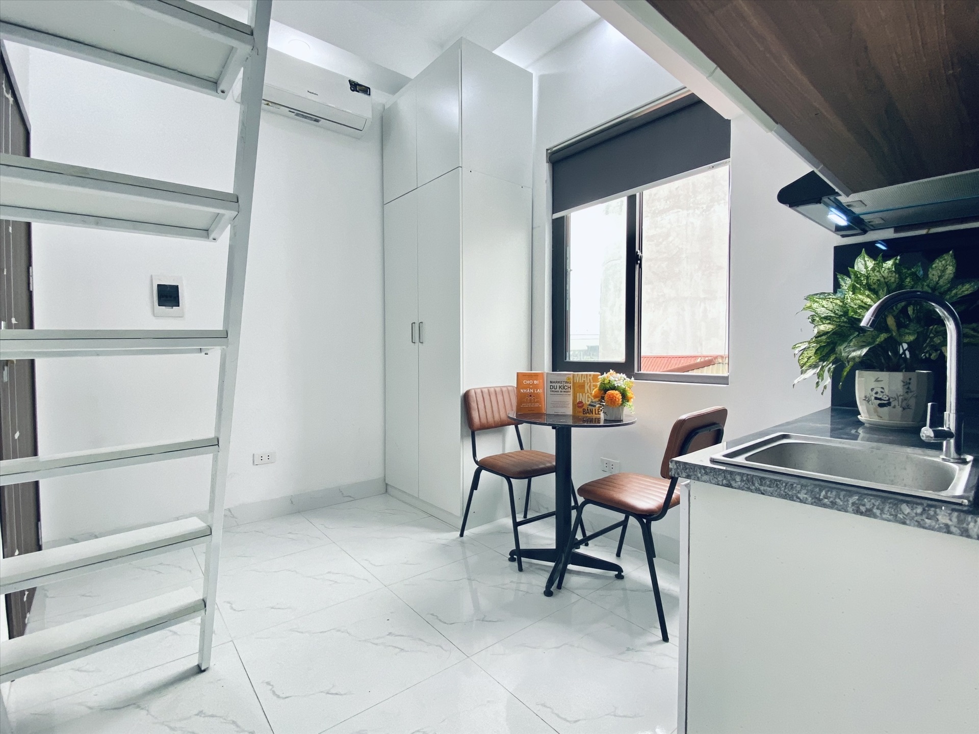 Phòng trọ Studio 20m2 tại Suha Home 1 Đống Tác - Đống Đa - Phòng bếp
