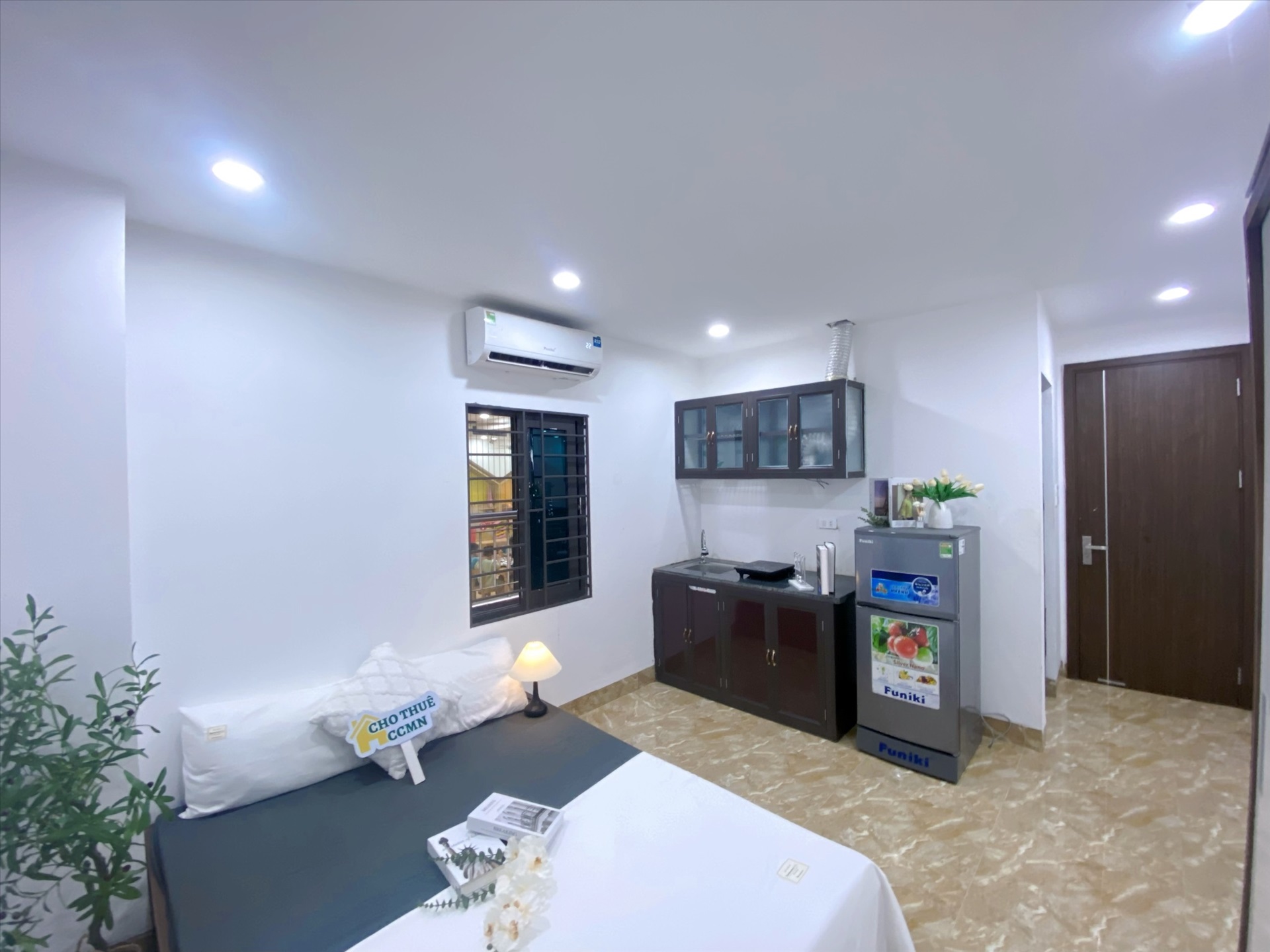 Phòng trọ Studio 20m2 tại Suha Home Mỹ Đình - Nam Từ Liêm - Phòng ngủ