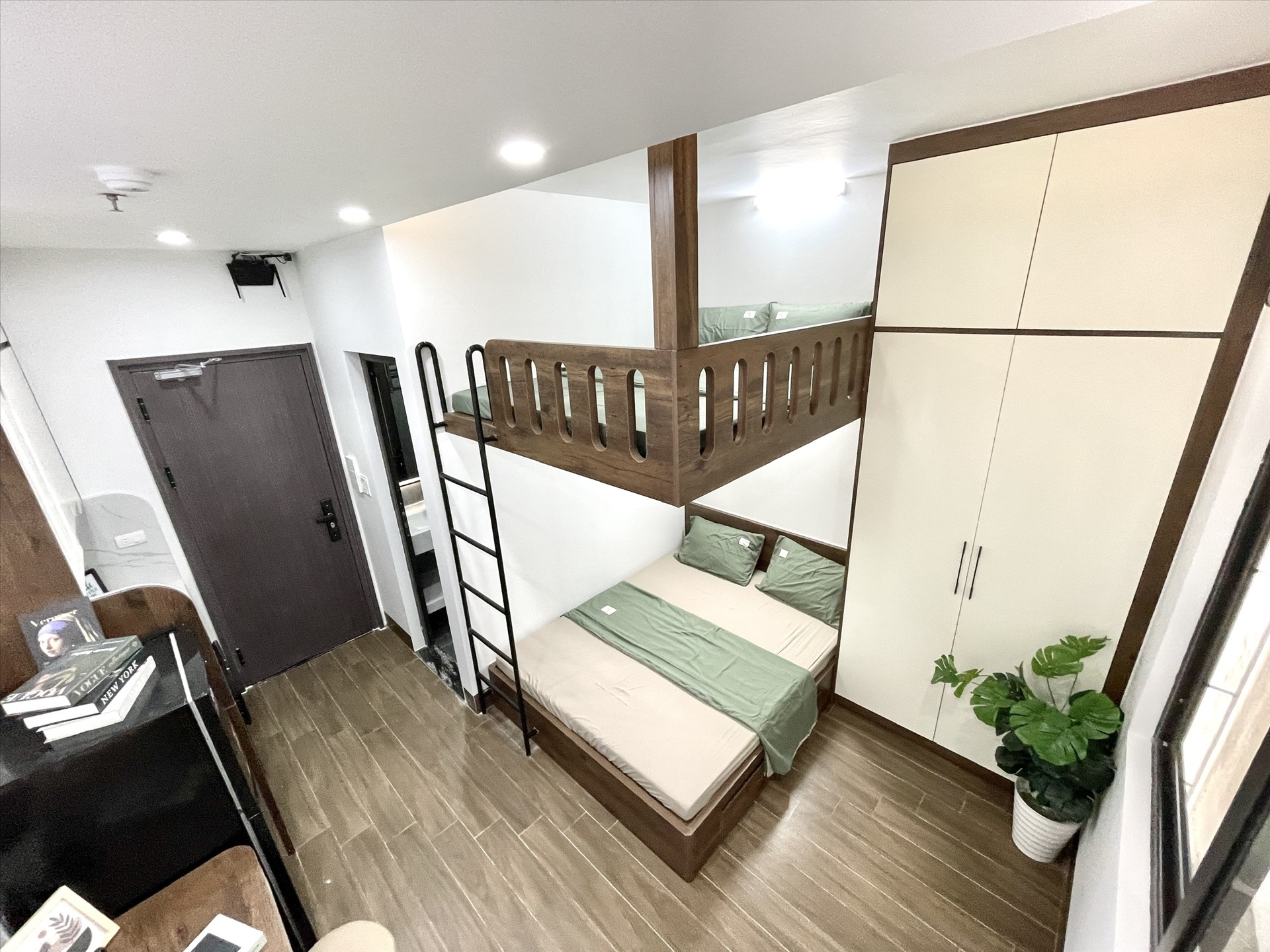 Phòng trọ Studio 20m2 tại Airstay Lê Trọng Tấn - Thanh Xuân - Phòng ngủ