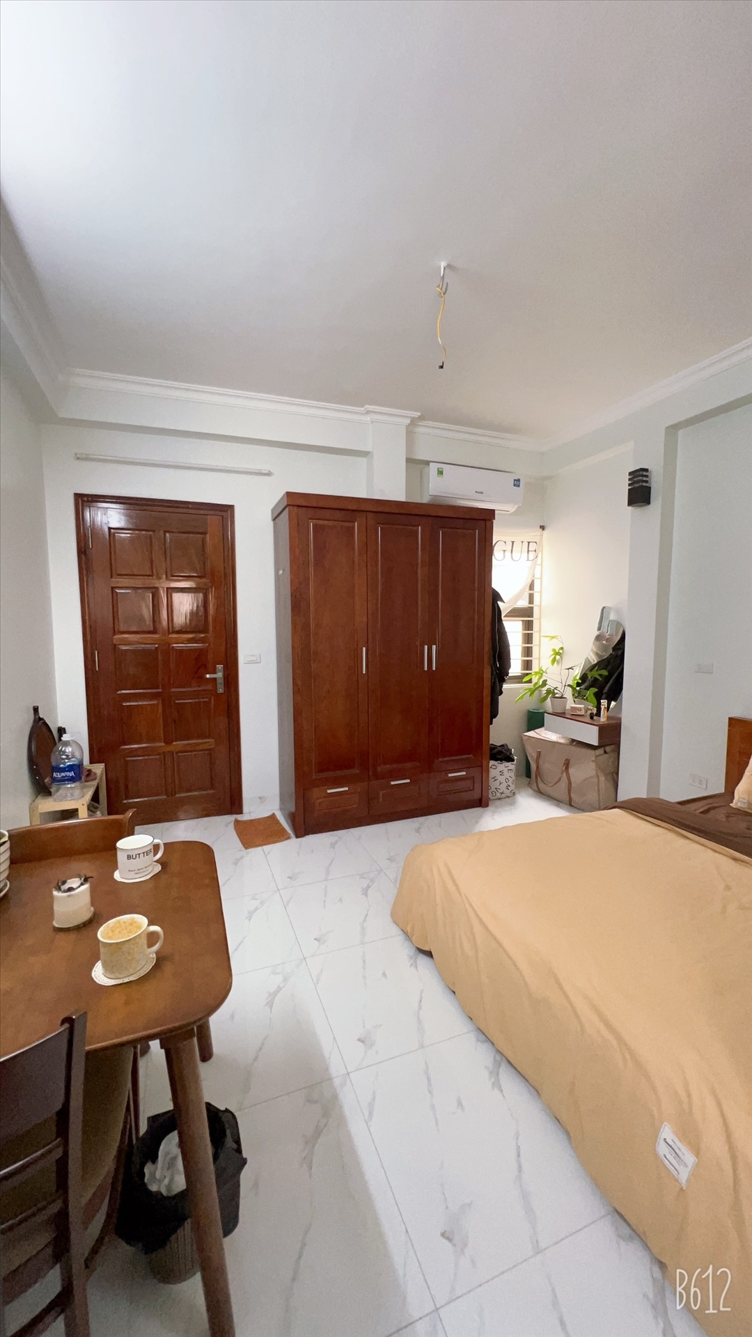 Phòng trọ Studio 25m2 tại QHOME Tây Sơn - Đống Đa - Phòng ngủ