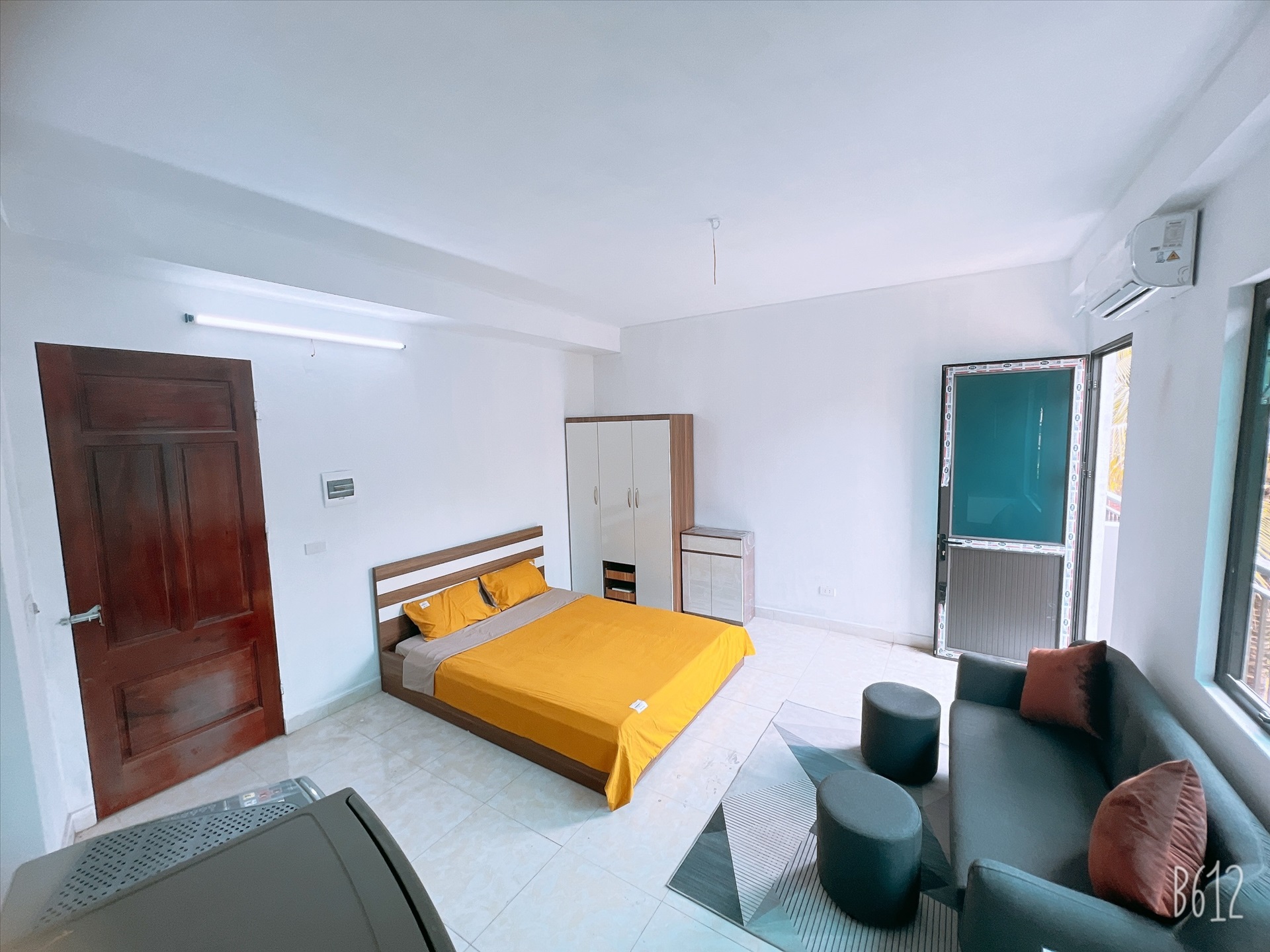 Phòng trọ Studio 28m2 tại QHOME Quan Nhân - Thanh Xuân - Phòng ngủ