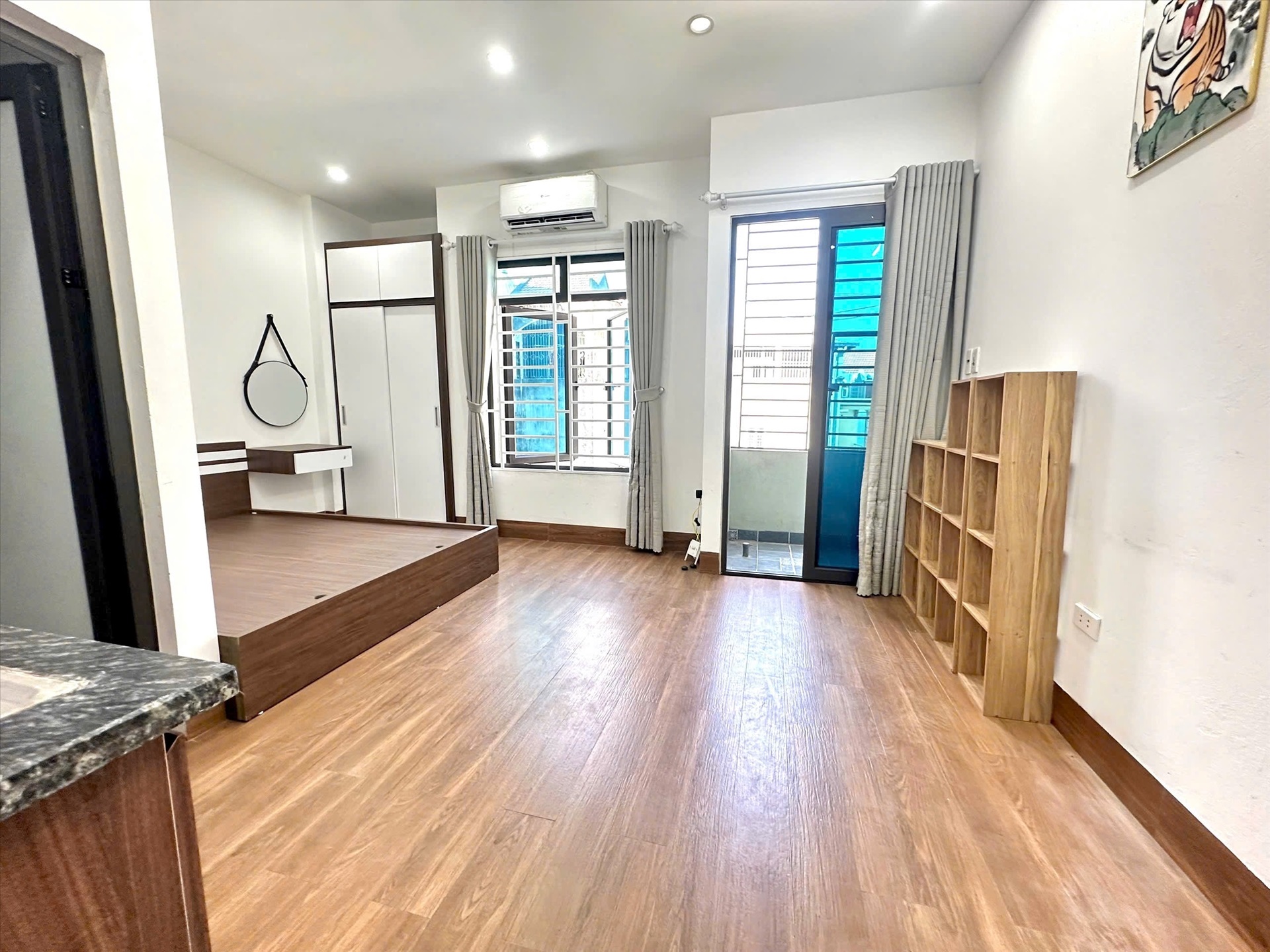 Phòng trọ Studio 32m2 tại BP Home Mỹ Đình - Nam Từ Liêm - Phòng ngủ
