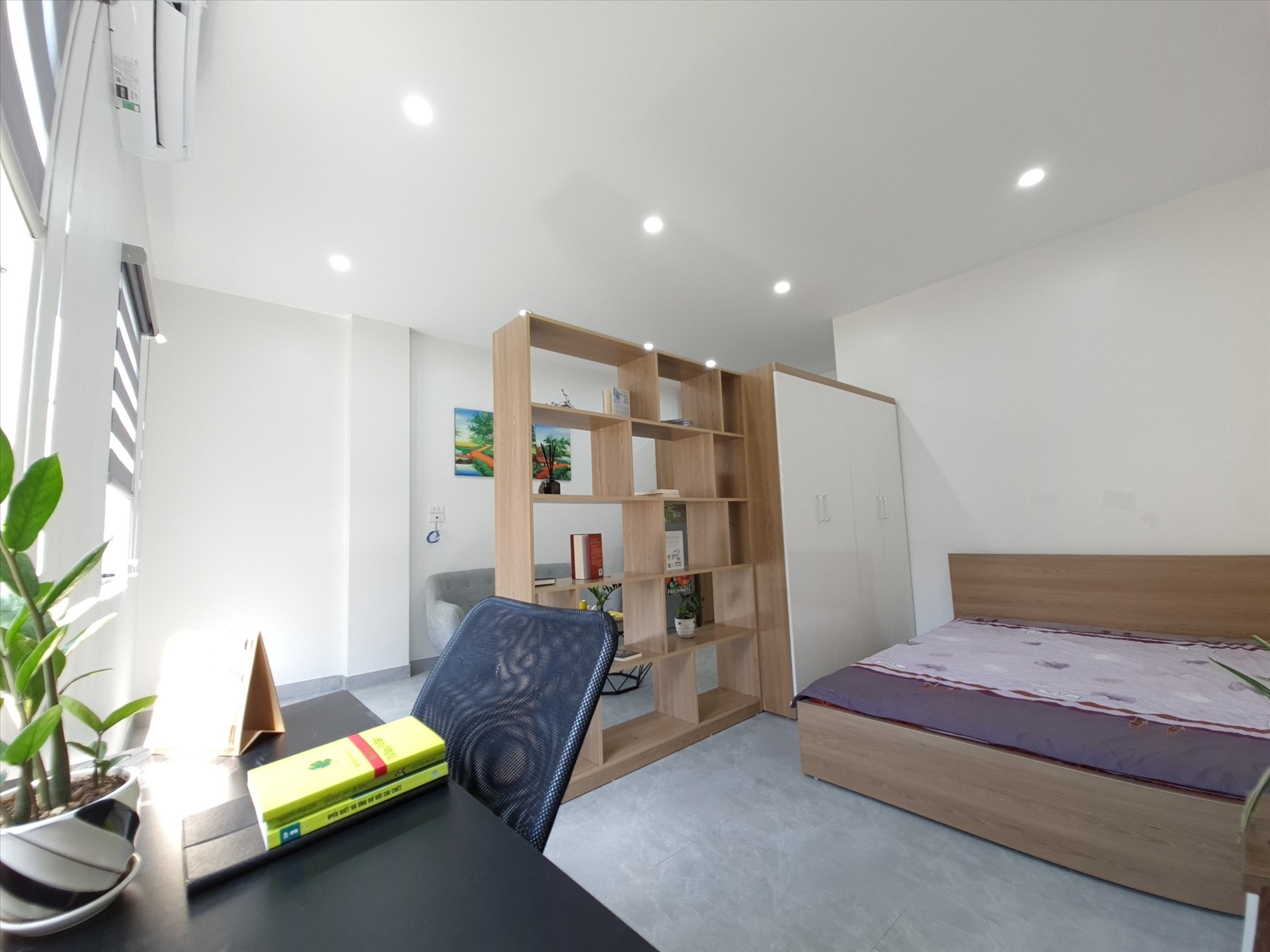 Phòng trọ Studio 35m2 tại Salahomes 2 Bùi Xương Trạch - Thanh Xuân - Phòng ngủ