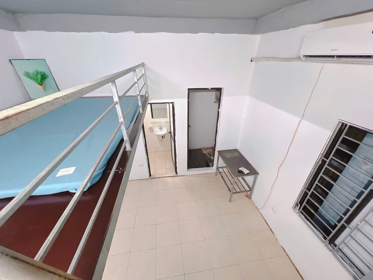 Phòng trọ Duplex 25m2 tại HappyHomes Hồ Tùng Mậu - Nam Từ Liêm - Phòng ngủ