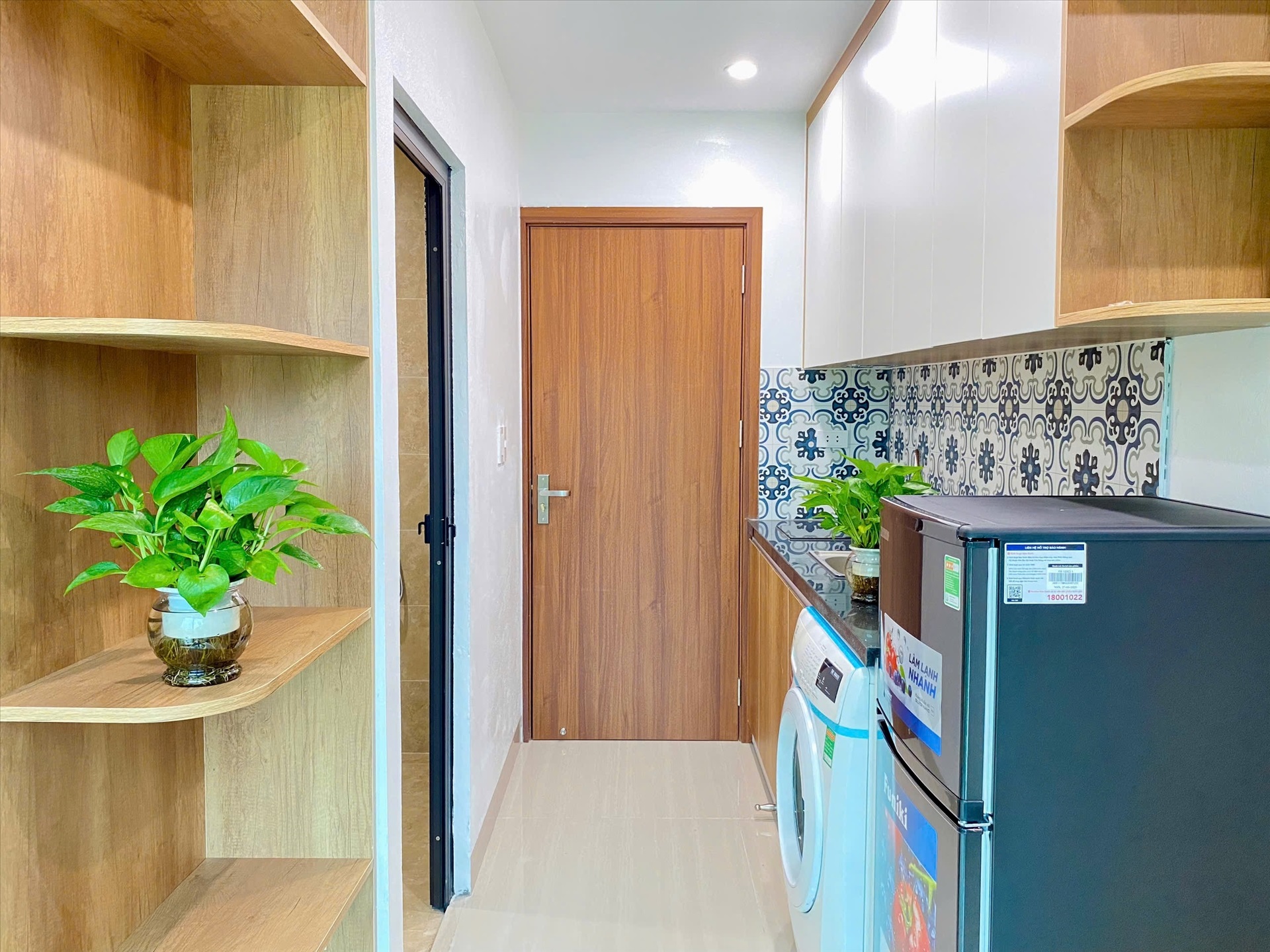 Phòng trọ Studio 25m2 tại Suha Home Nguyễn Trãi - Thanh Xuân - Phòng bếp