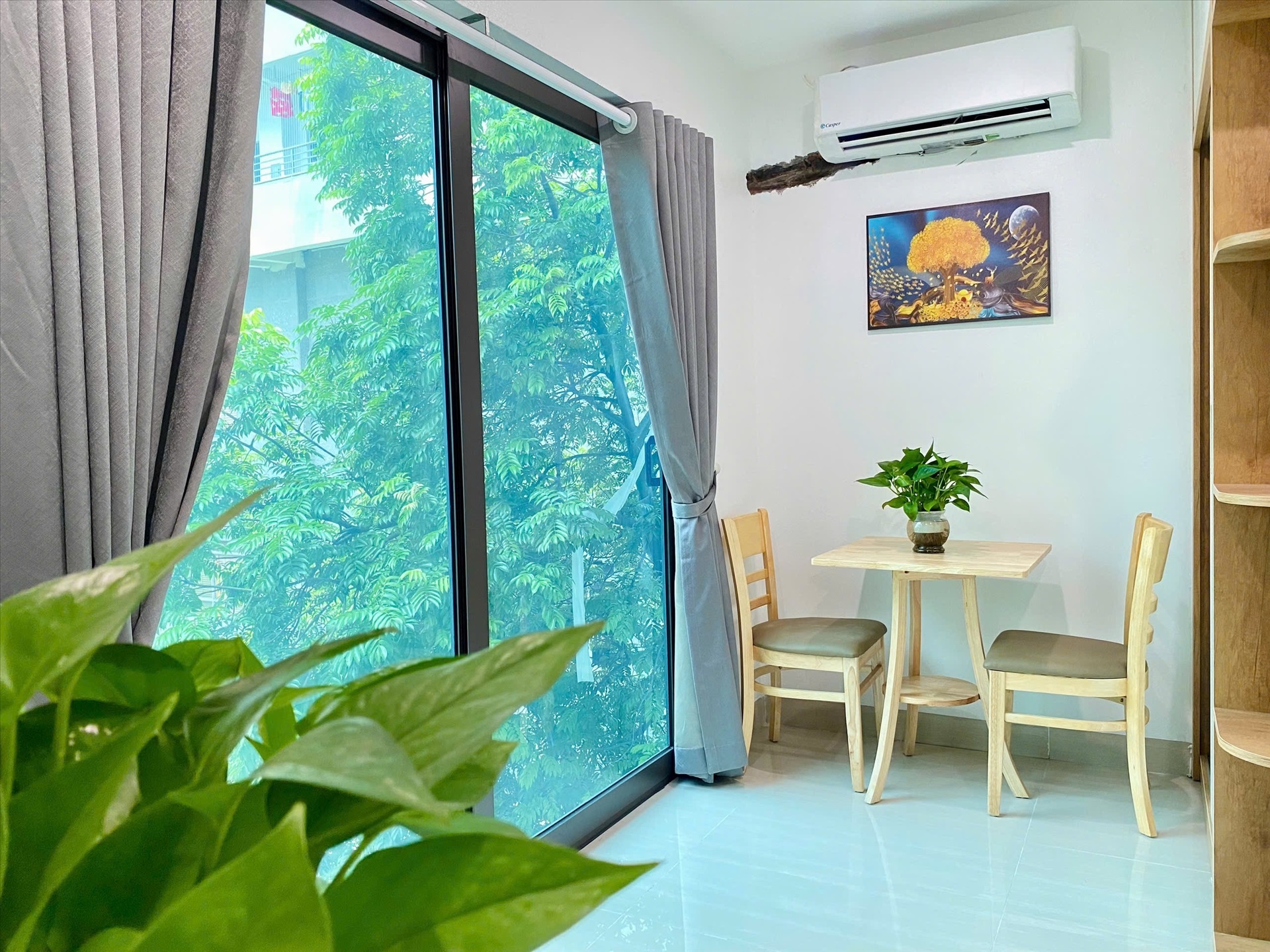 Phòng trọ Studio 25m2 tại Suha Home Nguyễn Trãi - Thanh Xuân - Phòng khách