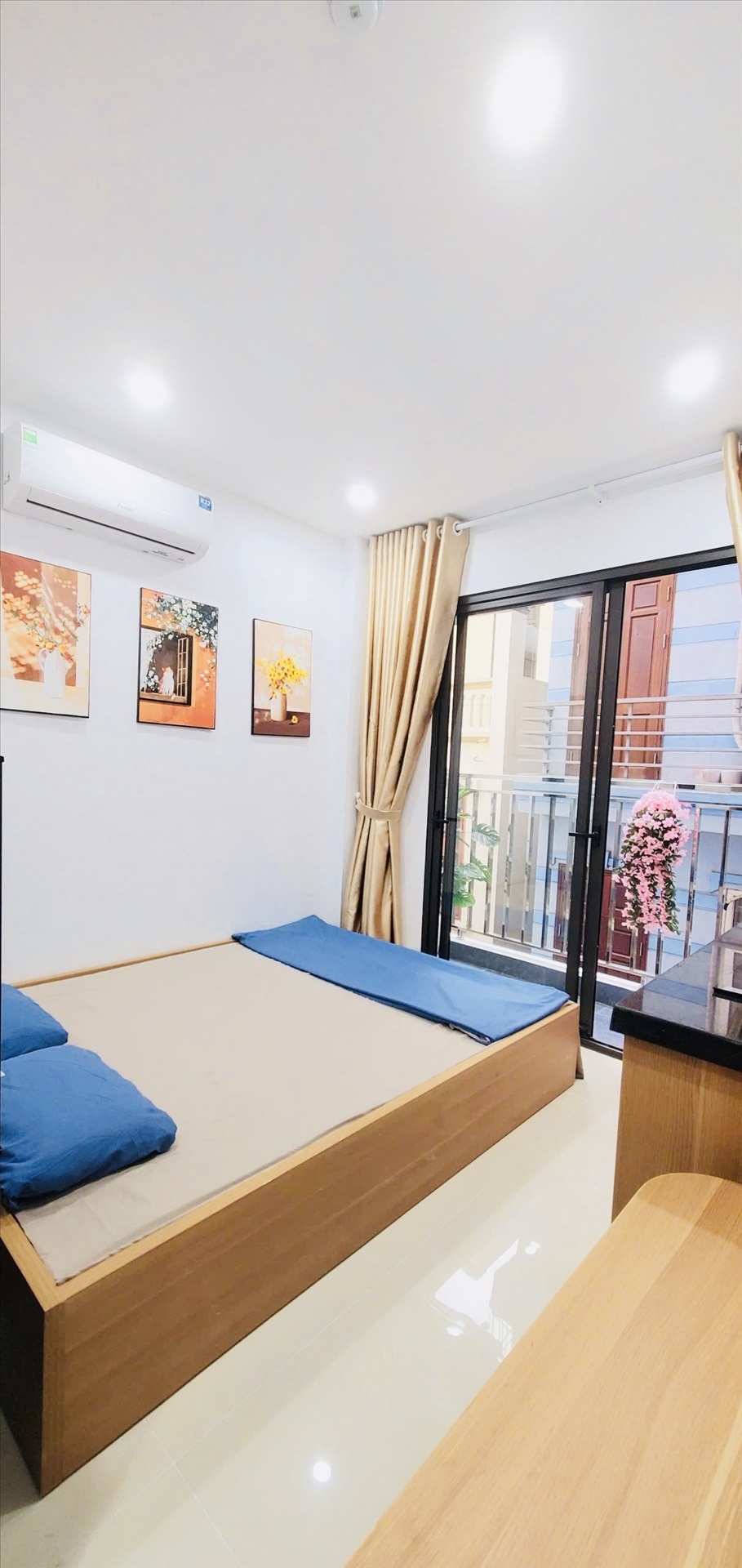Phòng trọ Studio 25m2 tại Friends Team Tô Vĩnh Diện - Thanh Xuân - Phòng ngủ