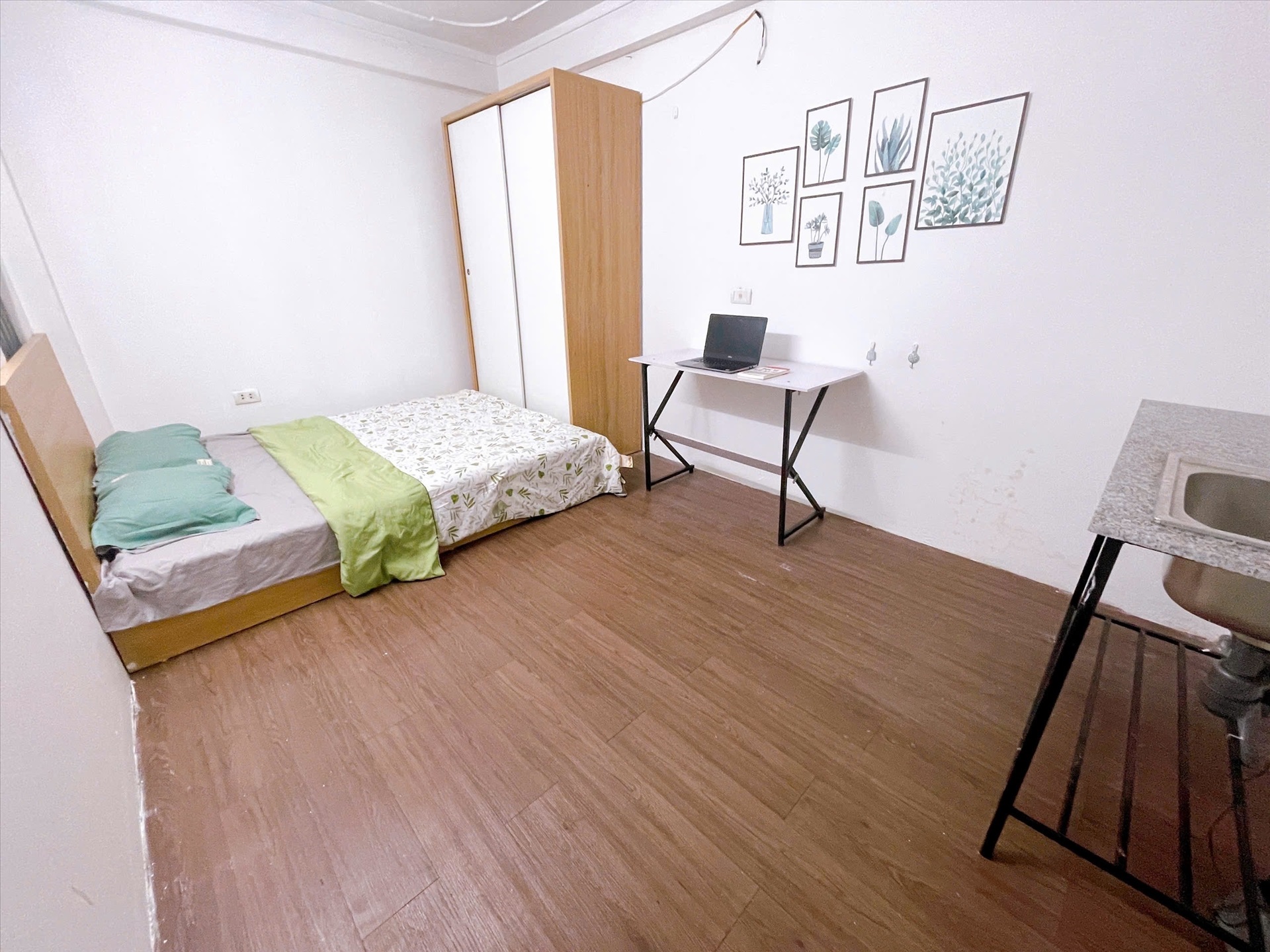 Phòng trọ Studio 25m2 tại Time House Cự Lộc - Thanh Xuân - Phòng ngủ