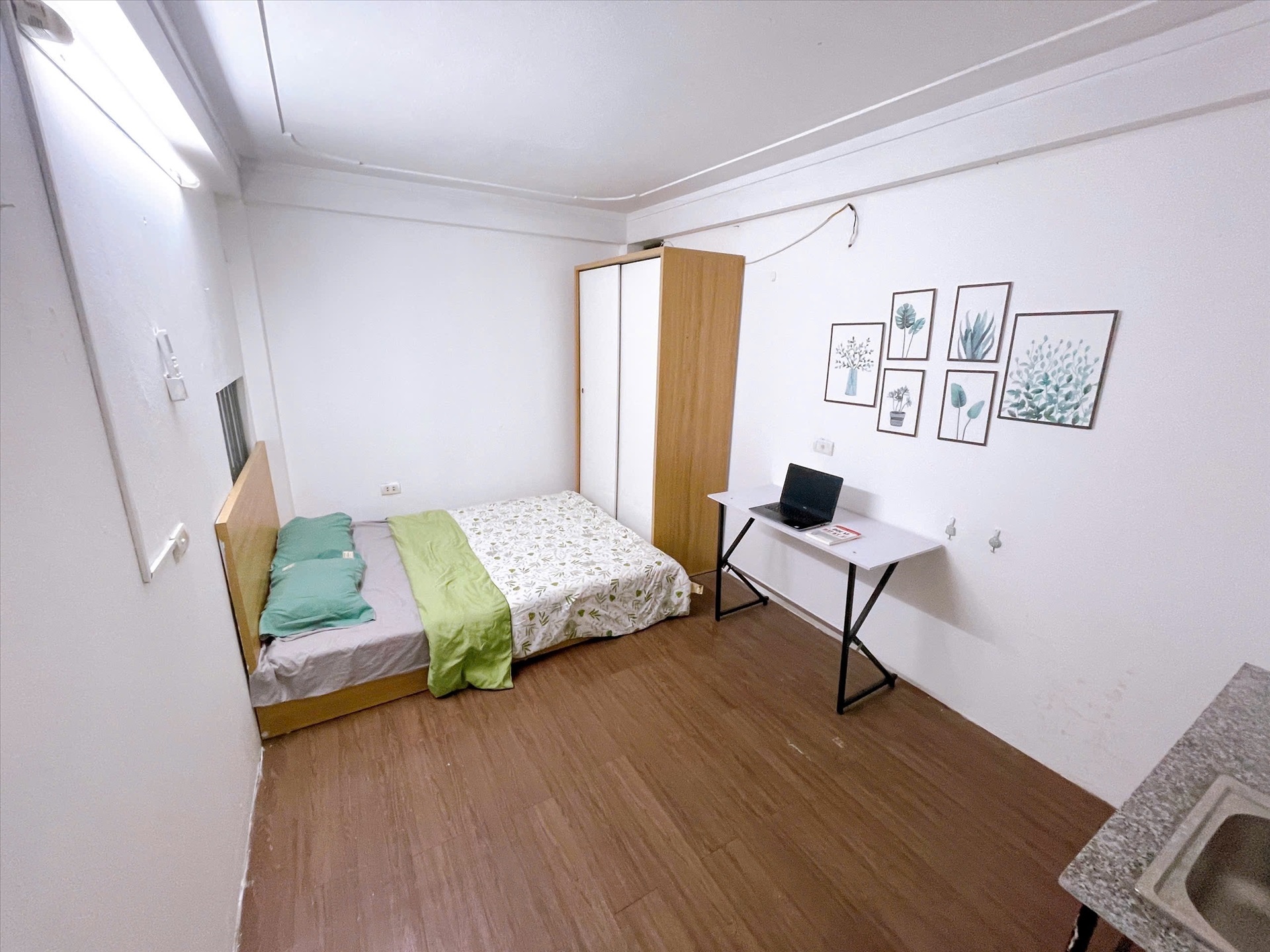 Phòng trọ Studio 25m2 tại Time House Cự Lộc - Thanh Xuân - Phòng ngủ