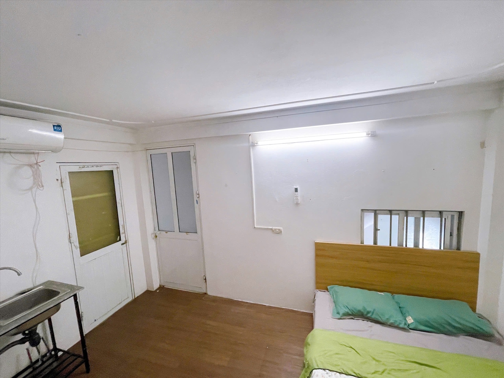 Phòng trọ Studio 25m2 tại Time House Cự Lộc - Thanh Xuân - Phòng ngủ