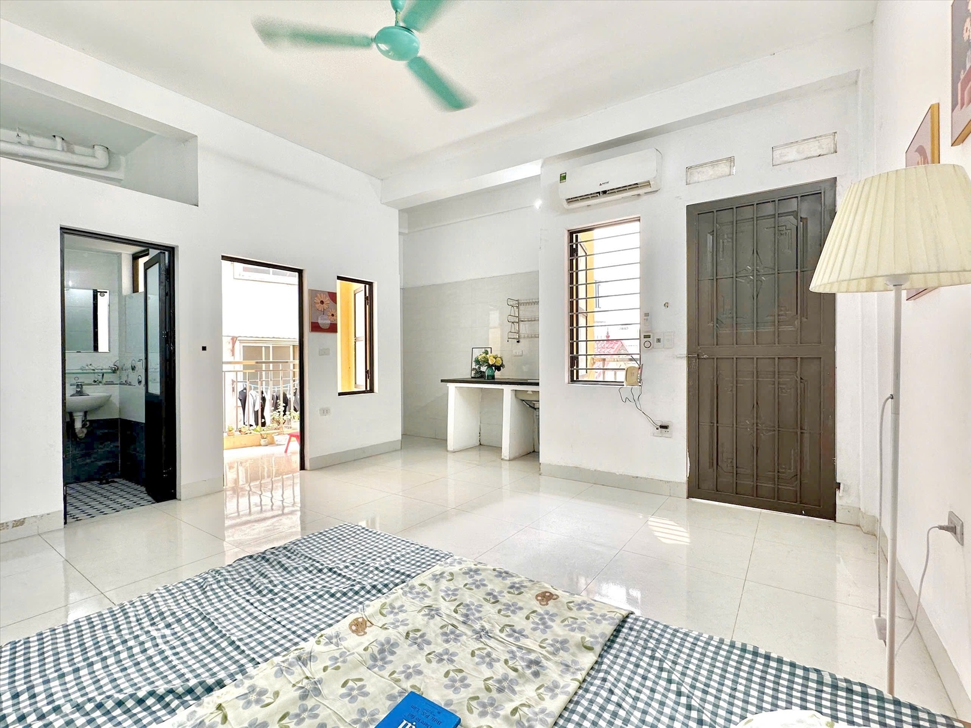 Phòng trọ Studio 30m2 tại Time House 1 Phú Diễn - Bắc Từ Liêm - Phòng ngủ